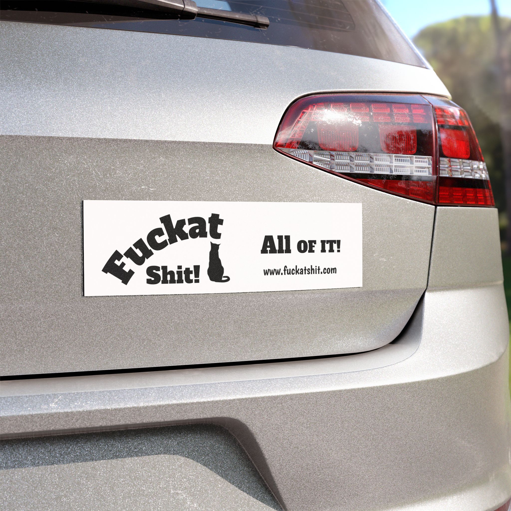 Fuckat Shit! Magnet (with cat) | Magnets For your Car, Truck, Fridge or wherever you can stick it! - Image 8