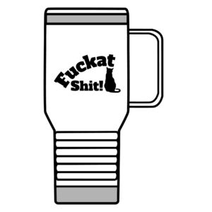 Fuckat Shit! Polar Camel Travel Mug | 20oz Insulated Tumbler