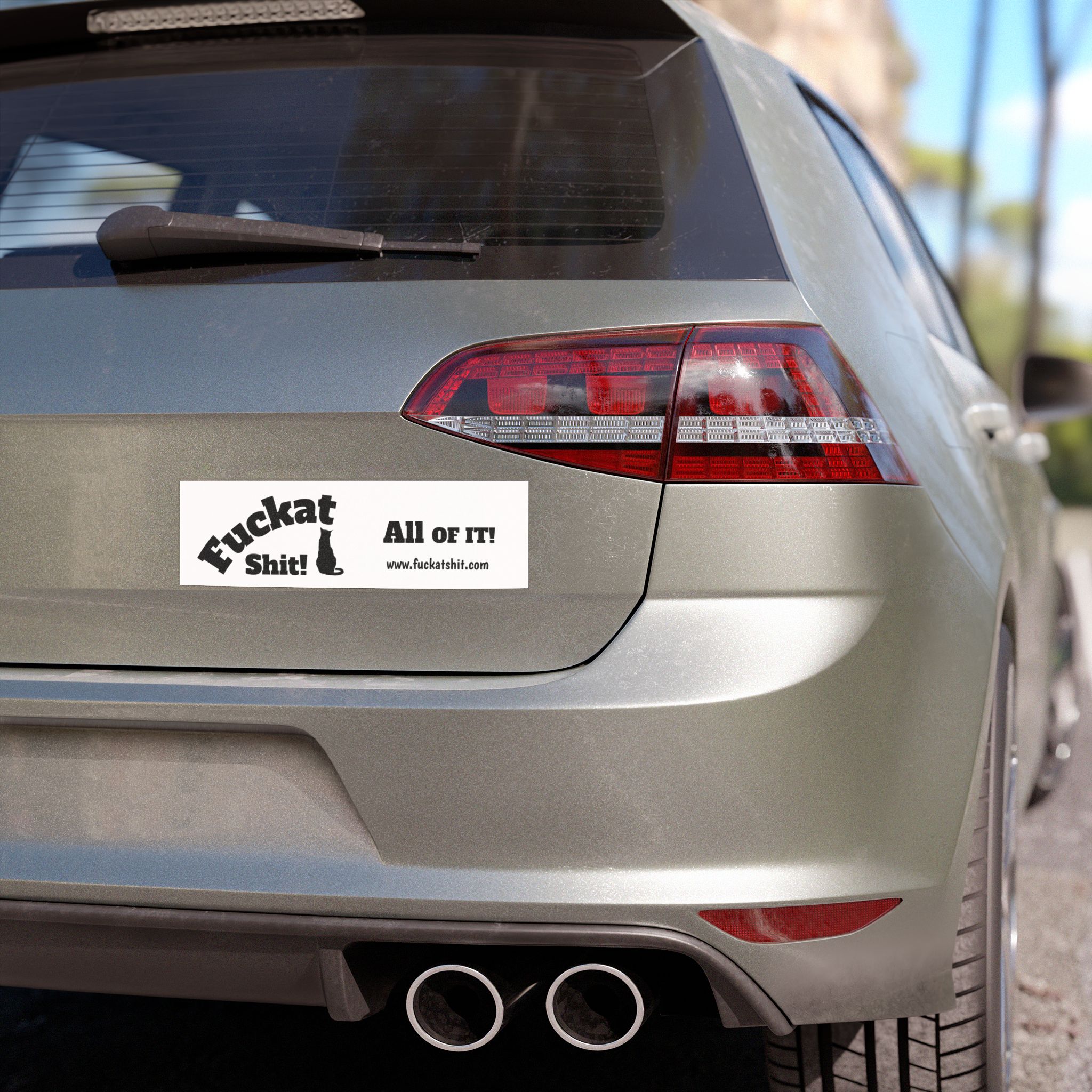 Fuckat Shit! Magnet (with cat) | Magnets For your Car, Truck, Fridge or wherever you can stick it! - Image 7