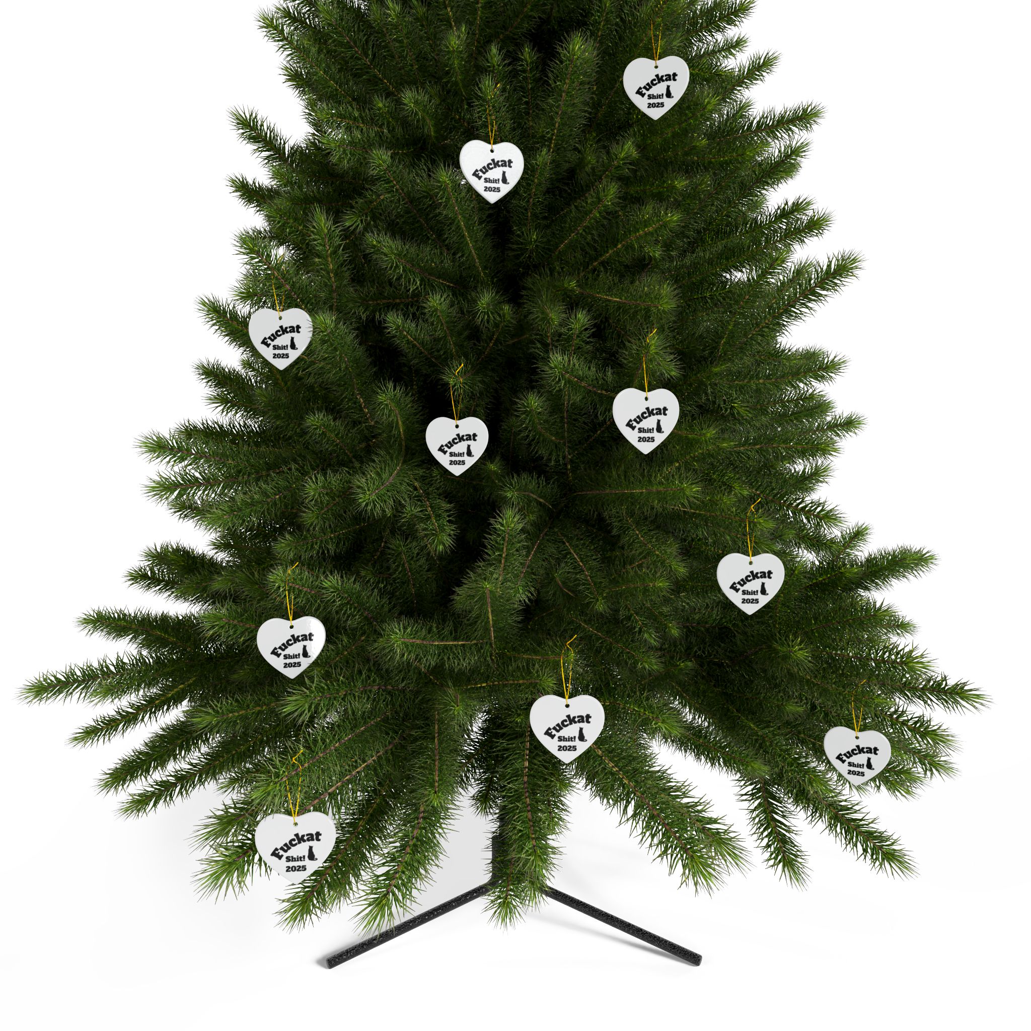 Fuckat Shit! Ornament - White - Image 52