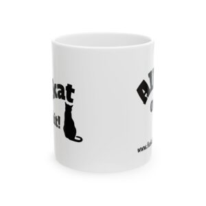 Fuckat Shit! ceramic coffee mug in White. Perfect Gift for the holidays.