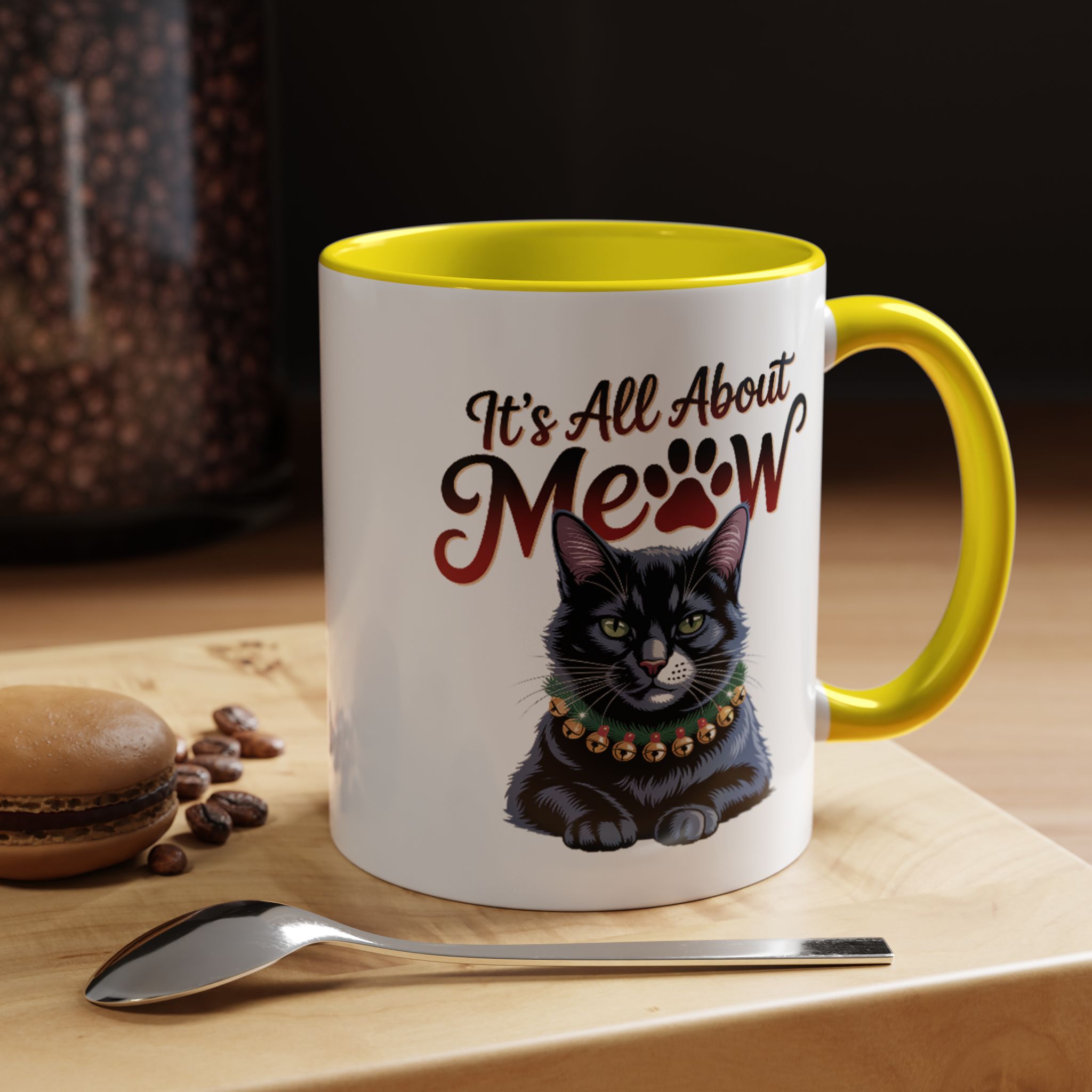 It's All About Meow Cat Coffee Mug — Cat Lover Ceramic Accent Mug (11/15 oz) - Image 36