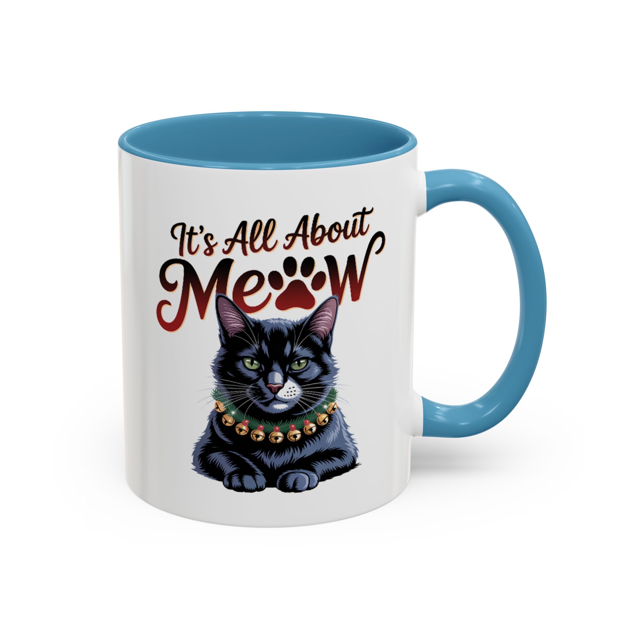 It's All About Meow Cat Coffee Mug — Cat Lover Ceramic Accent Mug (11/15 oz) - Image 25