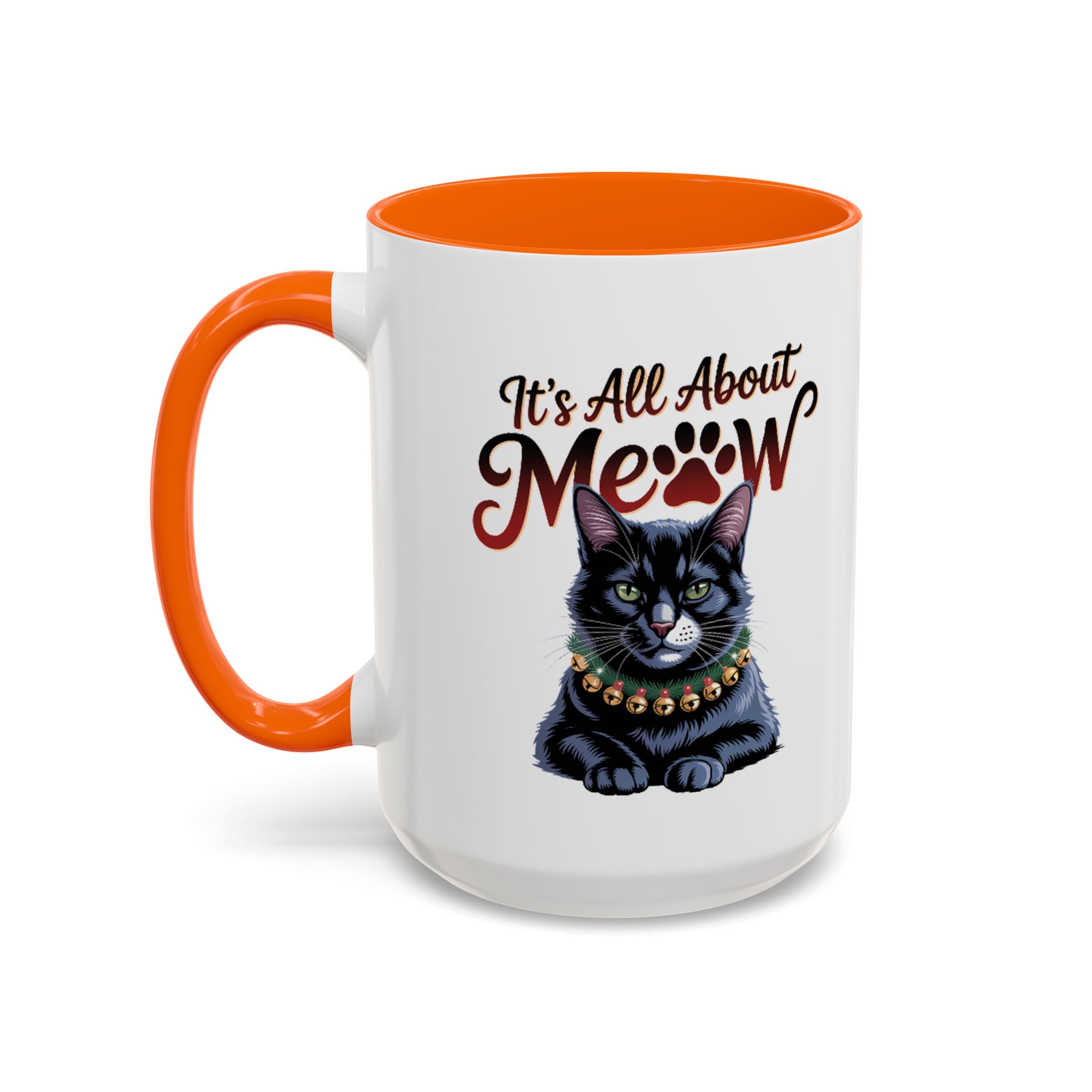 It's All About Meow Cat Coffee Mug — Cat Lover Ceramic Accent Mug (11/15 oz) - Image 38