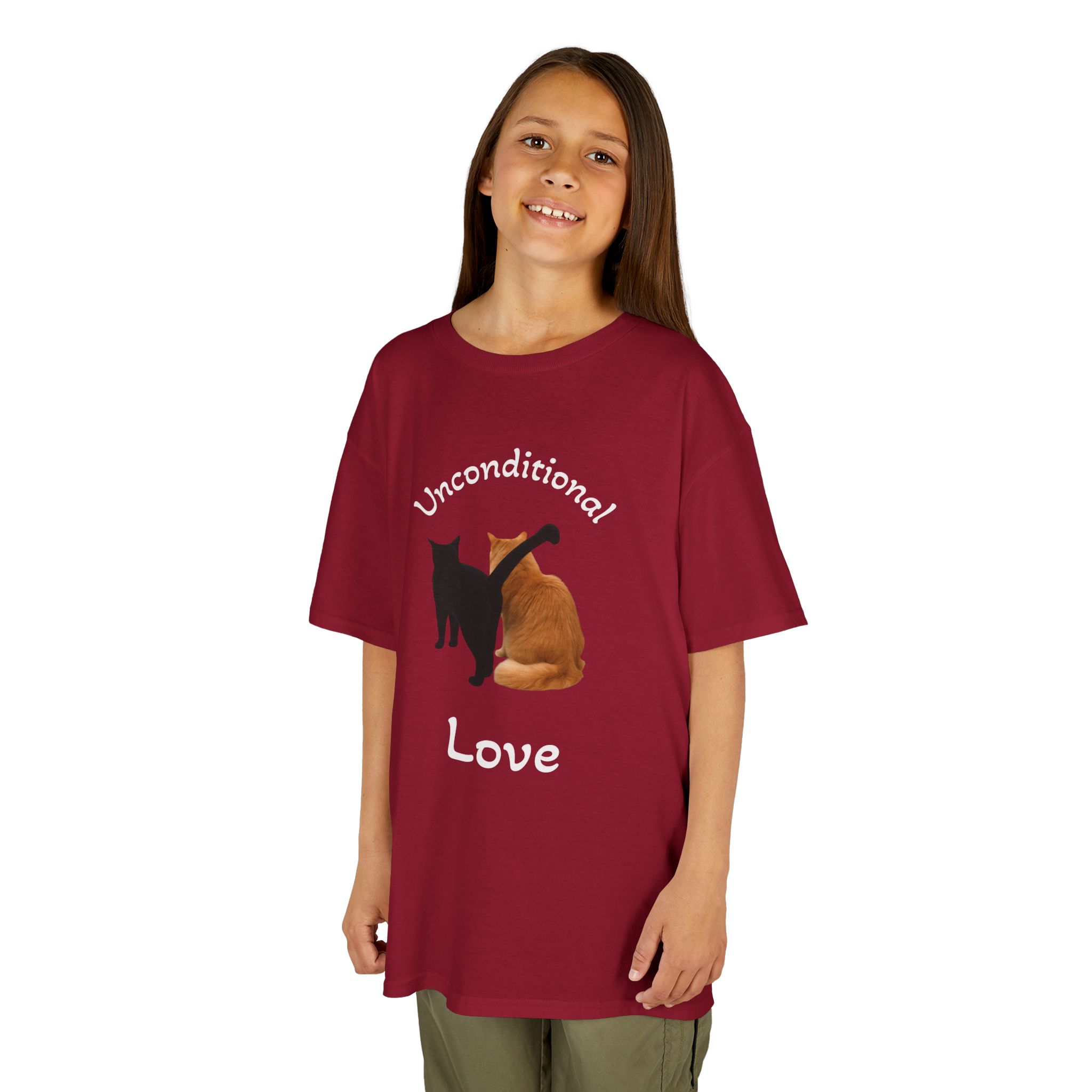 Kids Tee — "Unconditional Love" Cats Illustration - Image 19