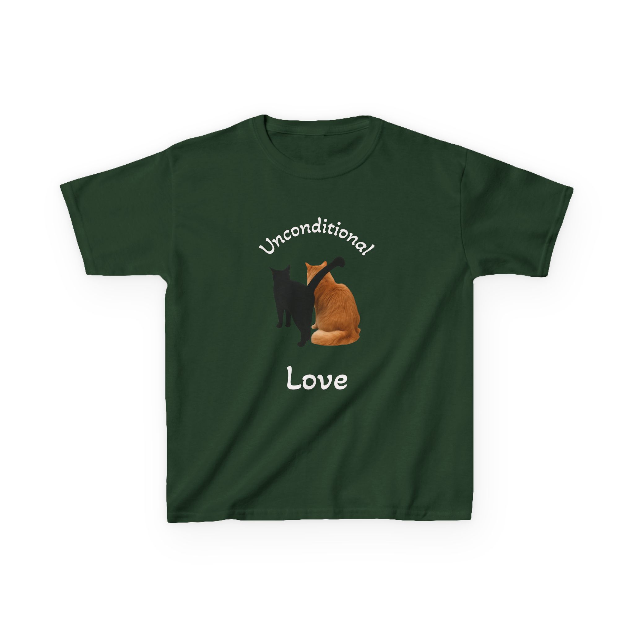 Kids Tee — "Unconditional Love" Cats Illustration - Image 11