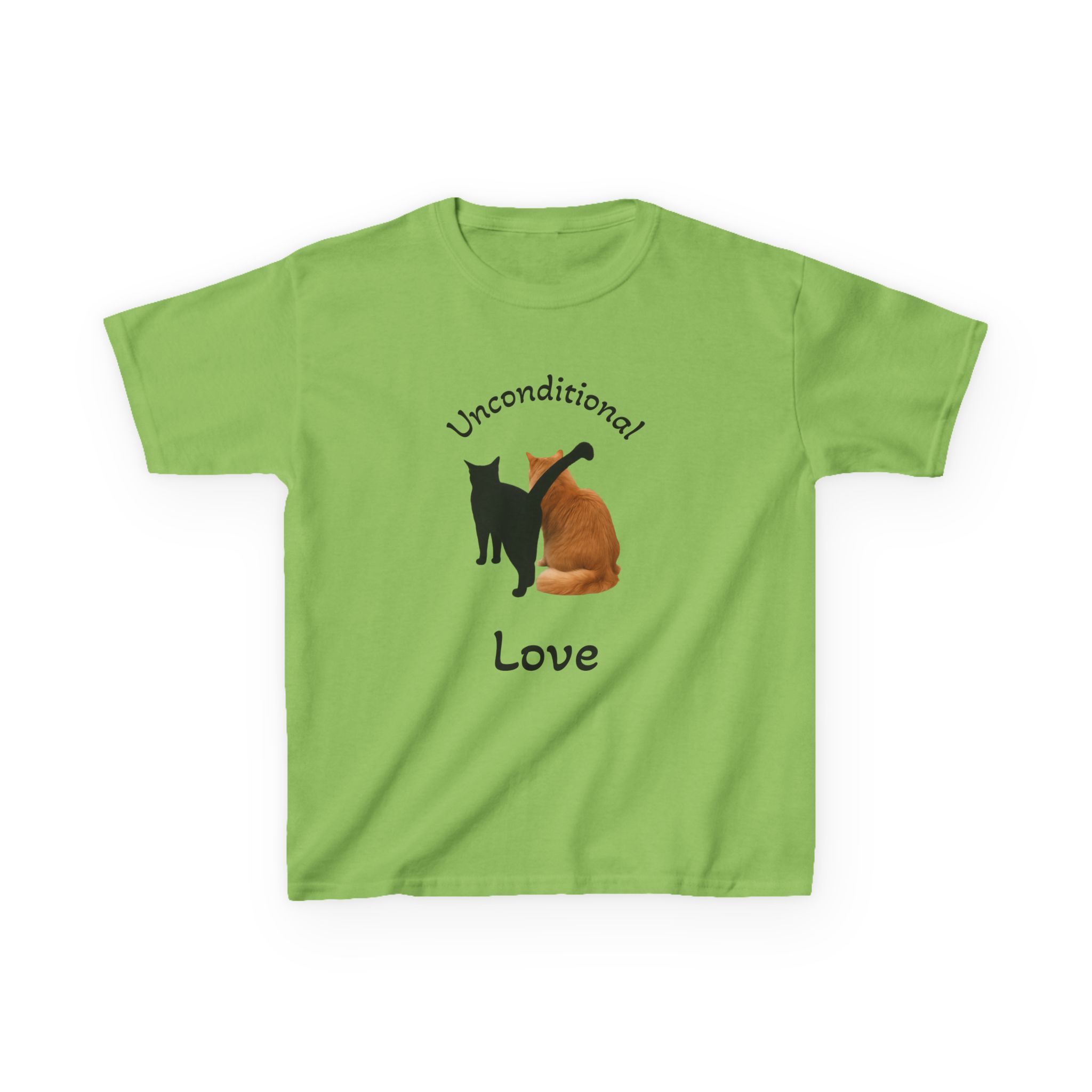 Kids Tee — "Unconditional Love" Cats Illustration - Image 10