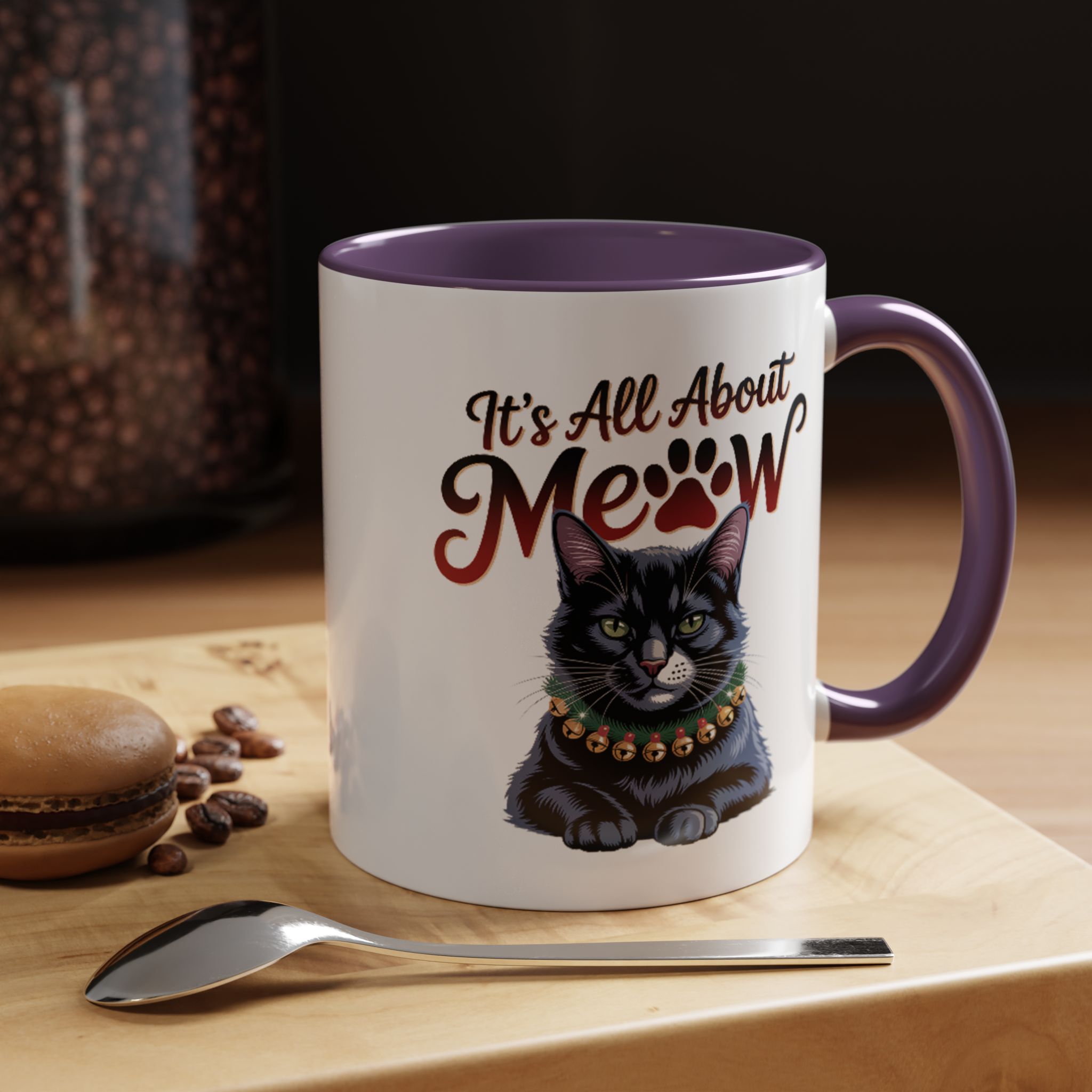 It's All About Meow Cat Coffee Mug — Cat Lover Ceramic Accent Mug (11/15 oz) - Image 48