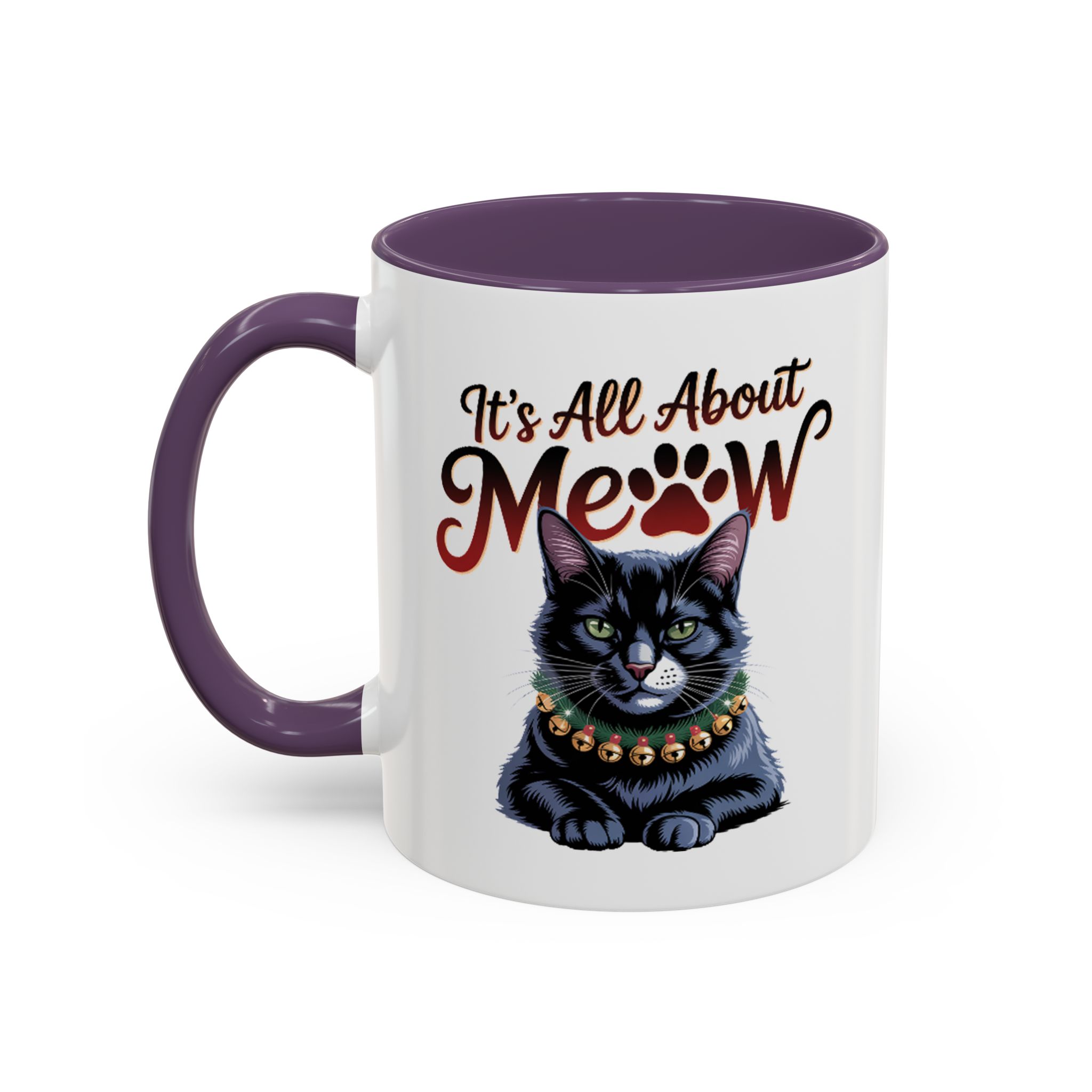 It's All About Meow Cat Coffee Mug — Cat Lover Ceramic Accent Mug (11/15 oz) - Image 47