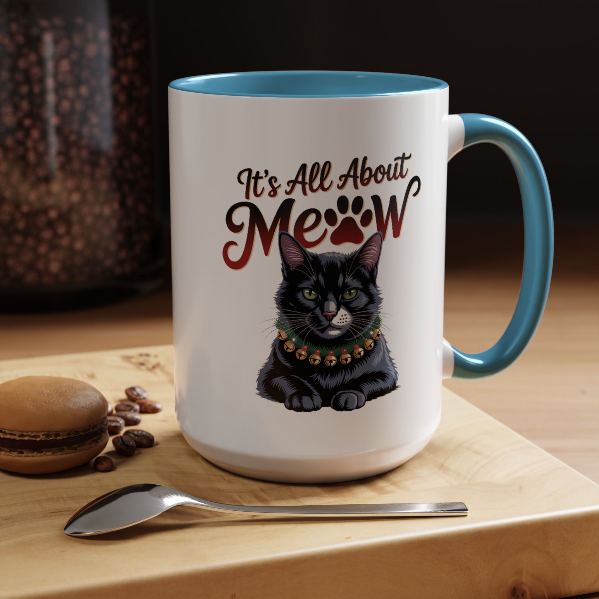 It's All About Meow Cat Coffee Mug — Cat Lover Ceramic Accent Mug (11/15 oz) - Image 30