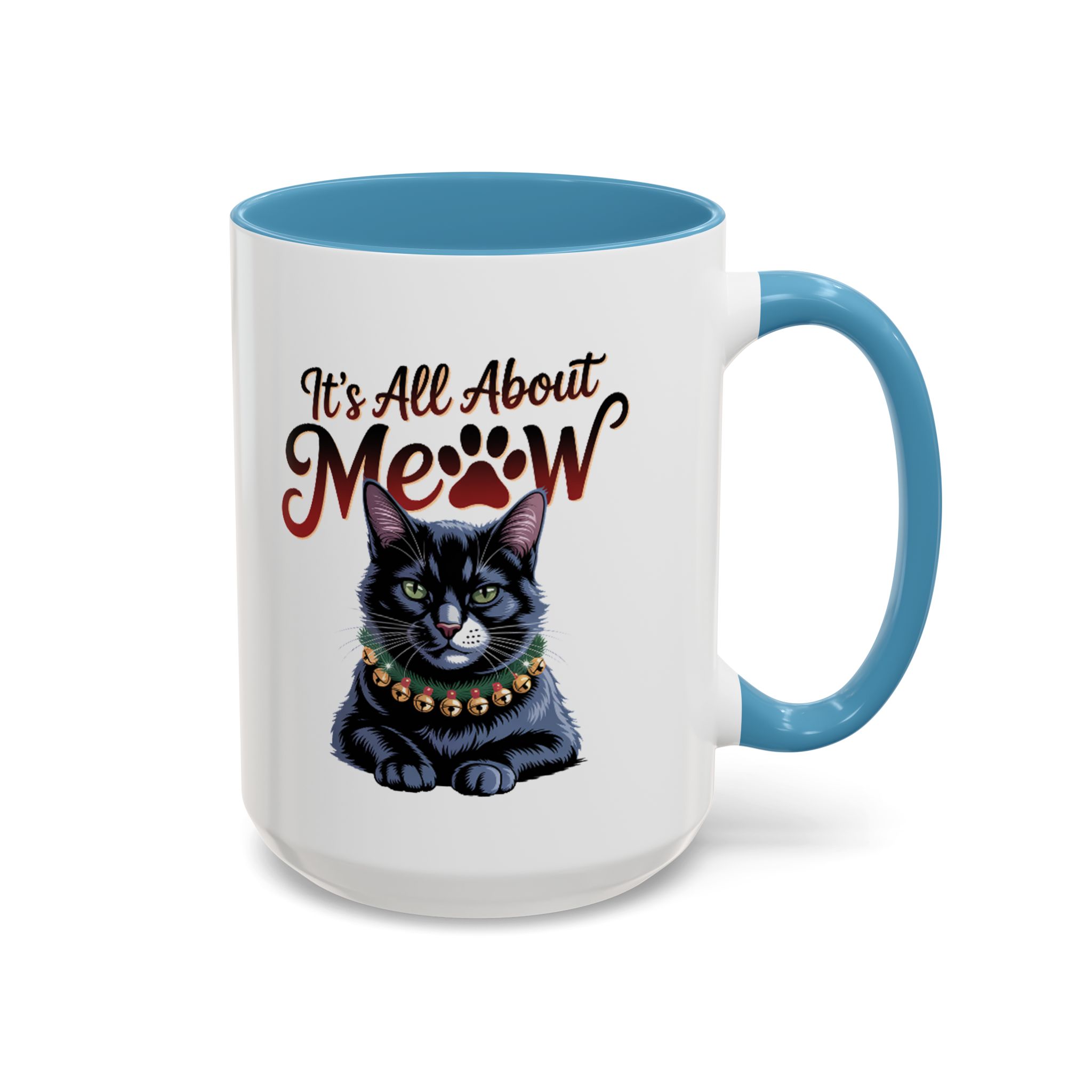 It's All About Meow Cat Coffee Mug — Cat Lover Ceramic Accent Mug (11/15 oz) - Image 28