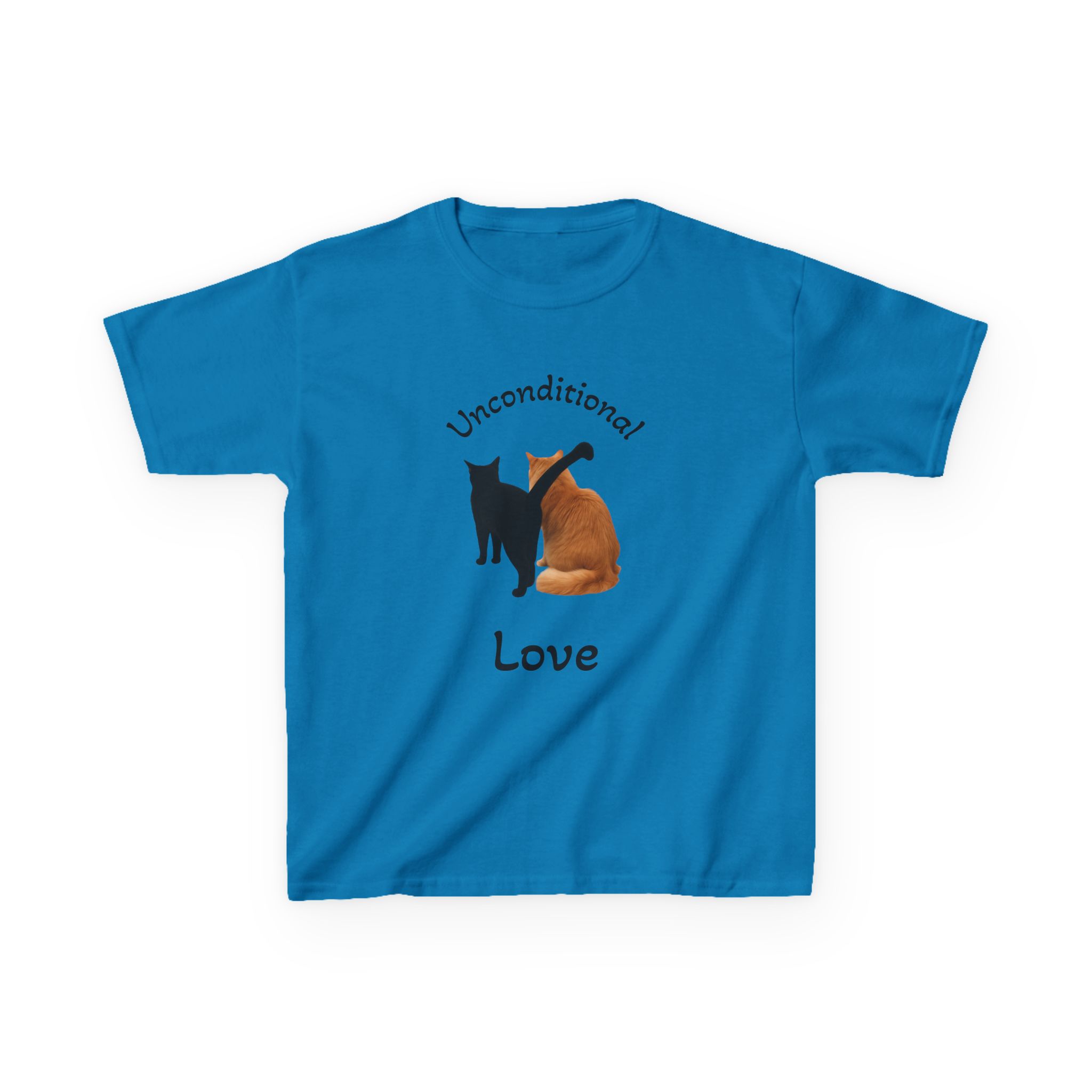 Kids Tee — "Unconditional Love" Cats Illustration - Image 13