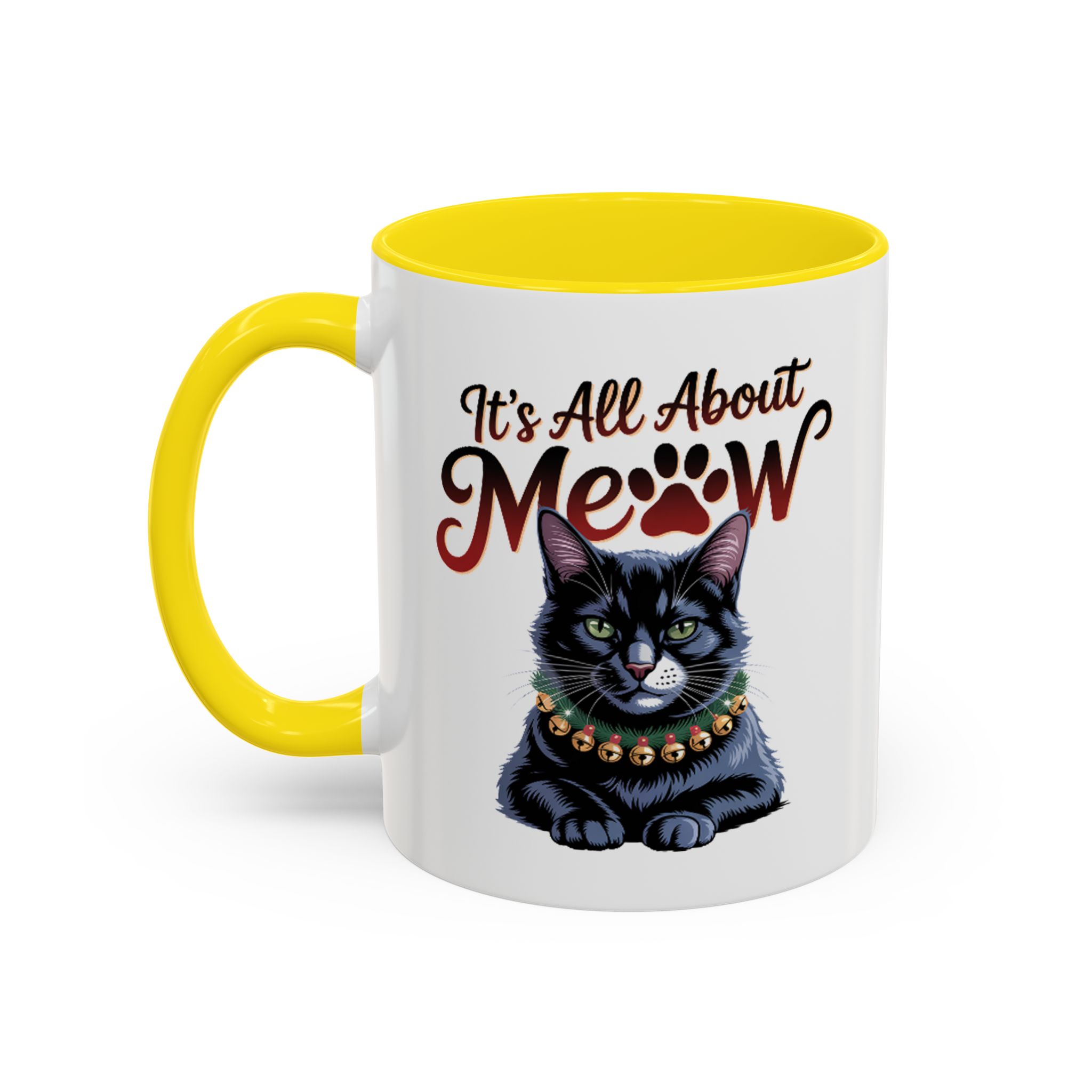 It's All About Meow Cat Coffee Mug — Cat Lover Ceramic Accent Mug (11/15 oz) - Image 35