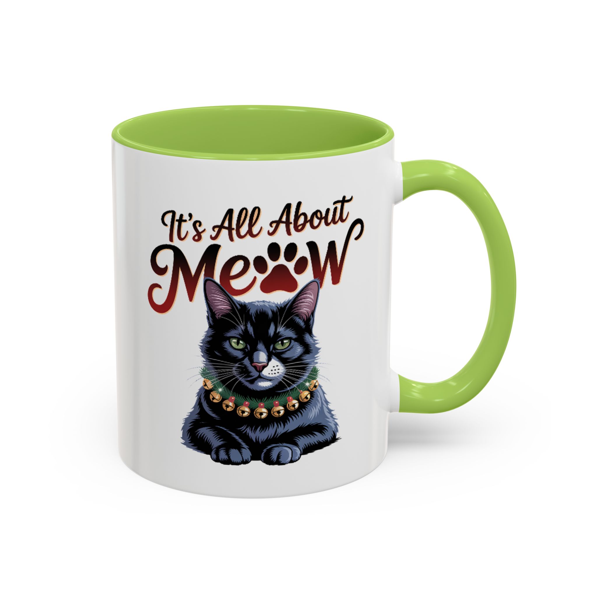 It's All About Meow Cat Coffee Mug — Cat Lover Ceramic Accent Mug (11/15 oz) - Image 43