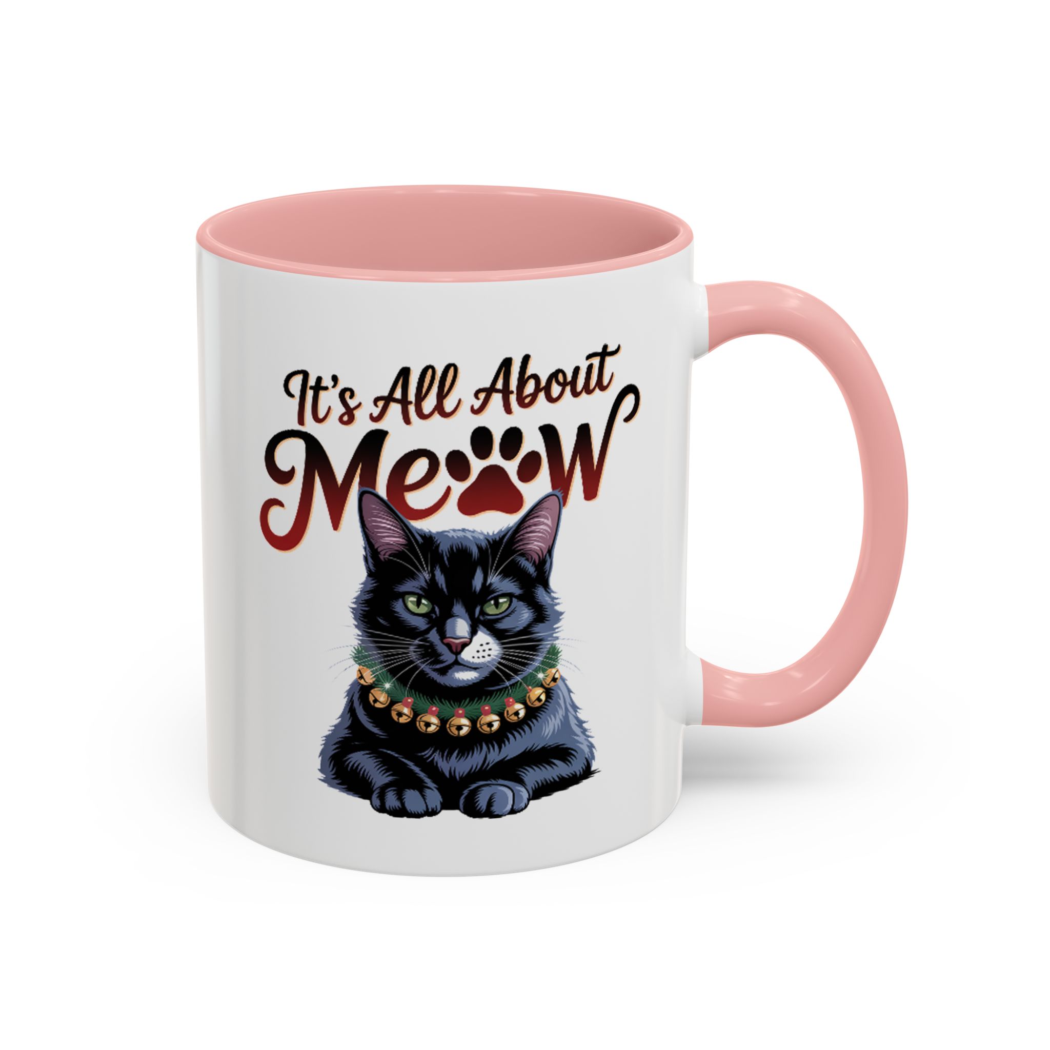 It's All About Meow Cat Coffee Mug — Cat Lover Ceramic Accent Mug (11/15 oz) - Image 10