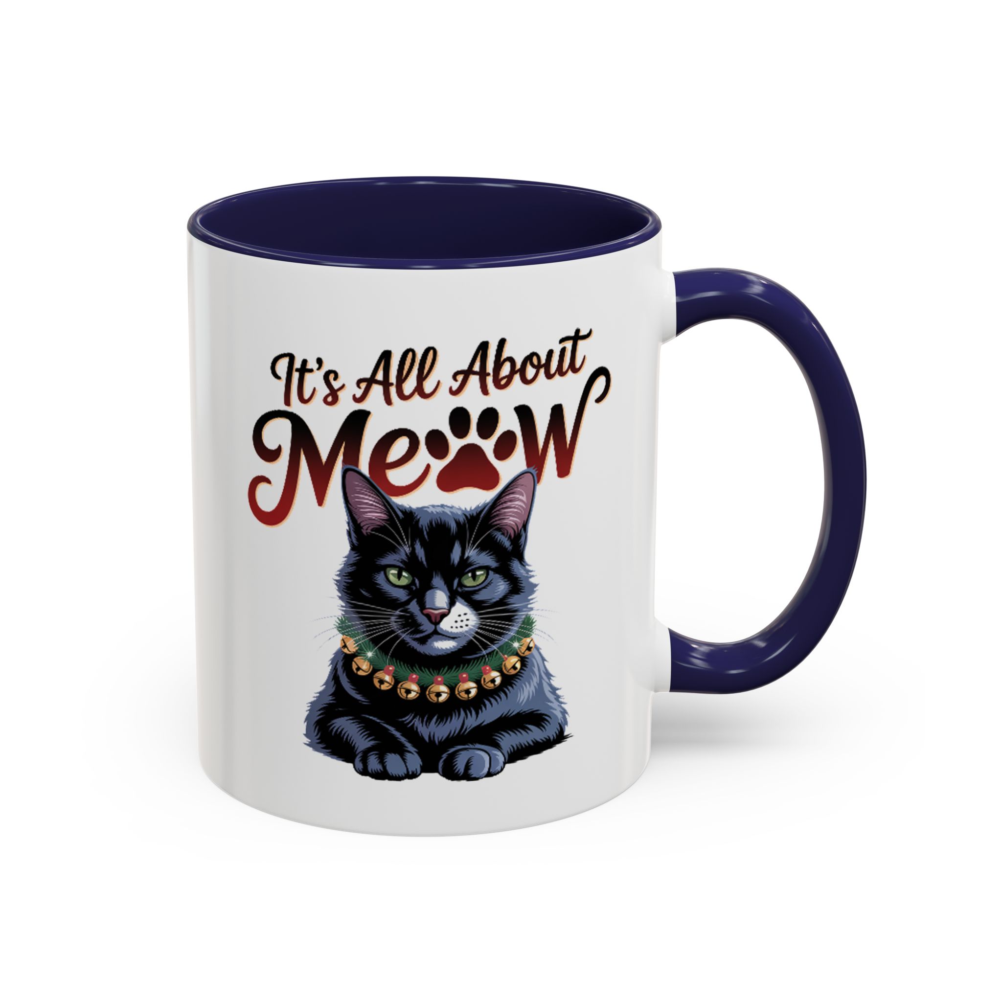 It's All About Meow Cat Coffee Mug — Cat Lover Ceramic Accent Mug (11/15 oz) - Image 7