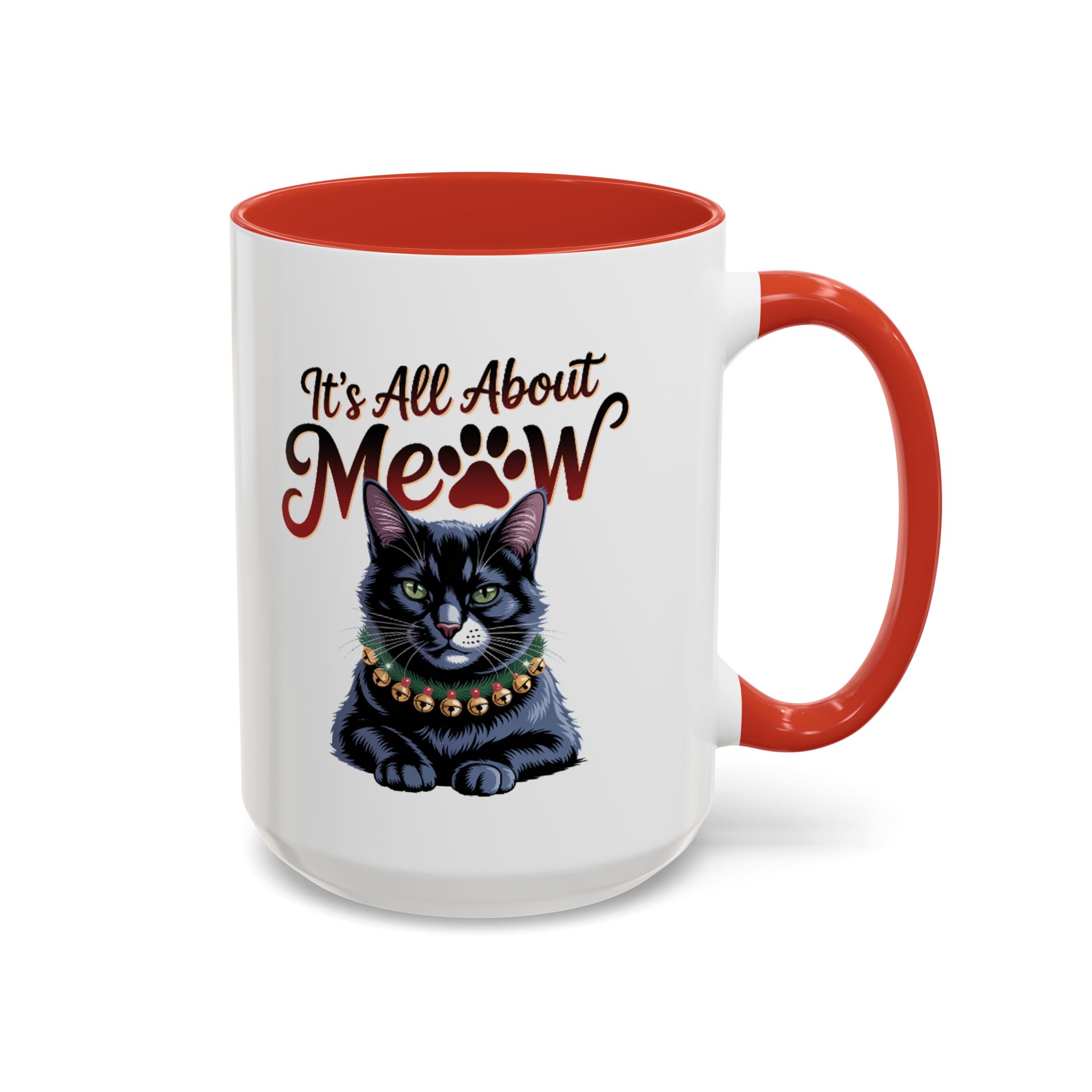 It's All About Meow Cat Coffee Mug — Cat Lover Ceramic Accent Mug (11/15 oz) - Image 22
