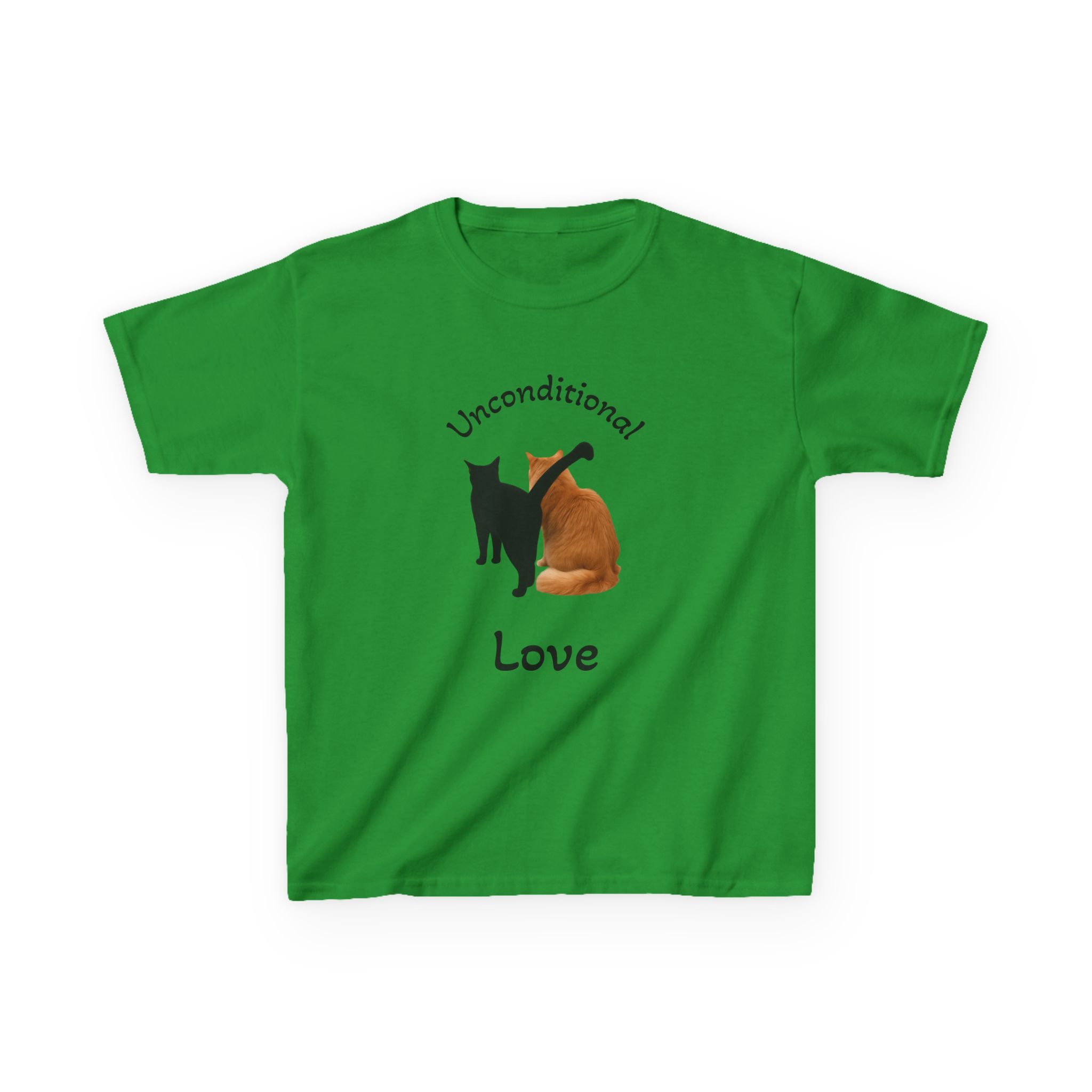 Kids Tee — "Unconditional Love" Cats Illustration - Image 12