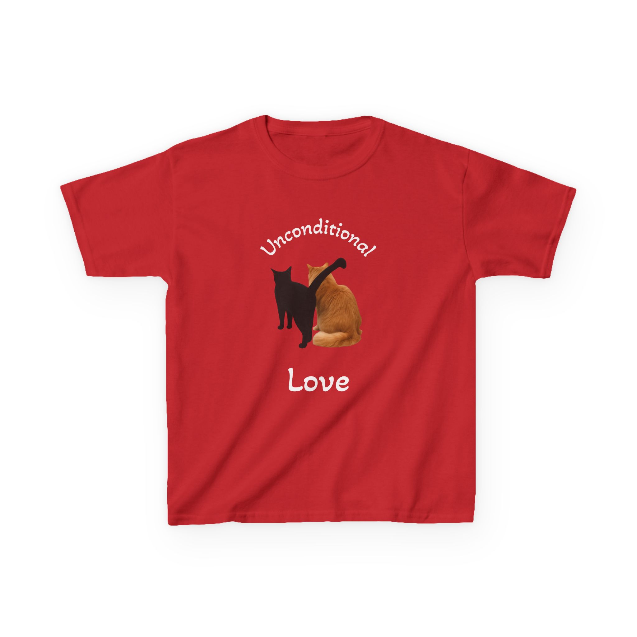 Kids Tee — "Unconditional Love" Cats Illustration - Image 17