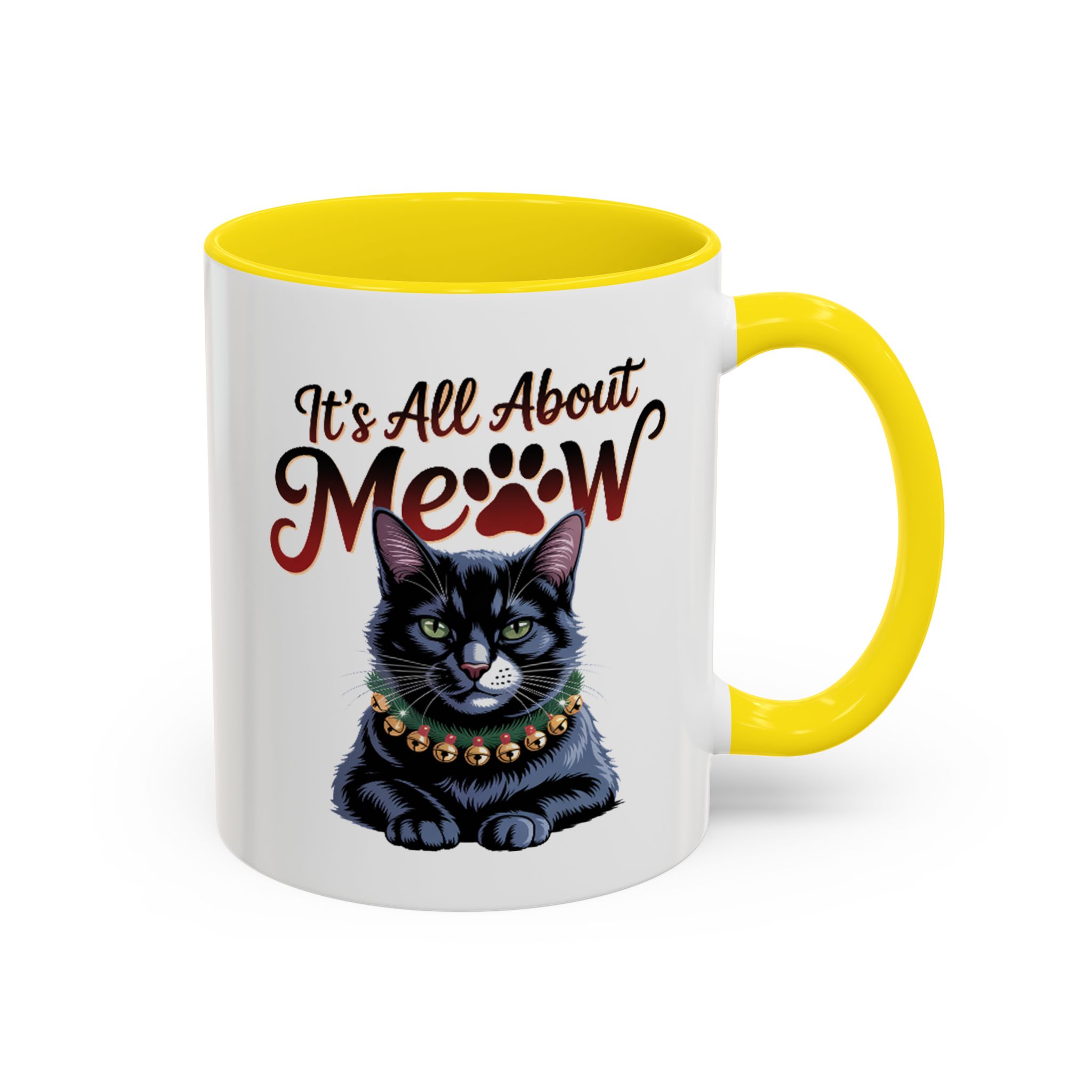 It's All About Meow Cat Coffee Mug — Cat Lover Ceramic Accent Mug (11/15 oz) - Image 34