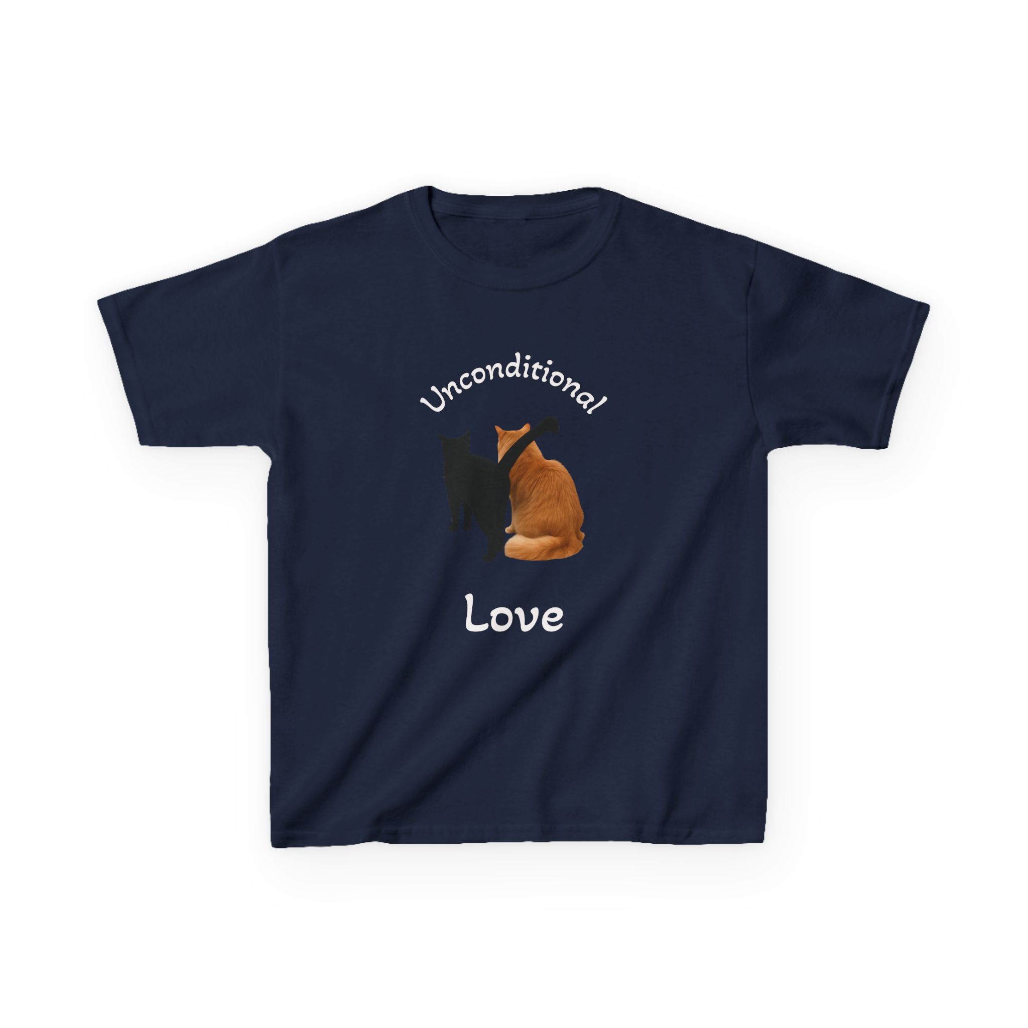Kids Tee — "Unconditional Love" Cats Illustration - Image 14