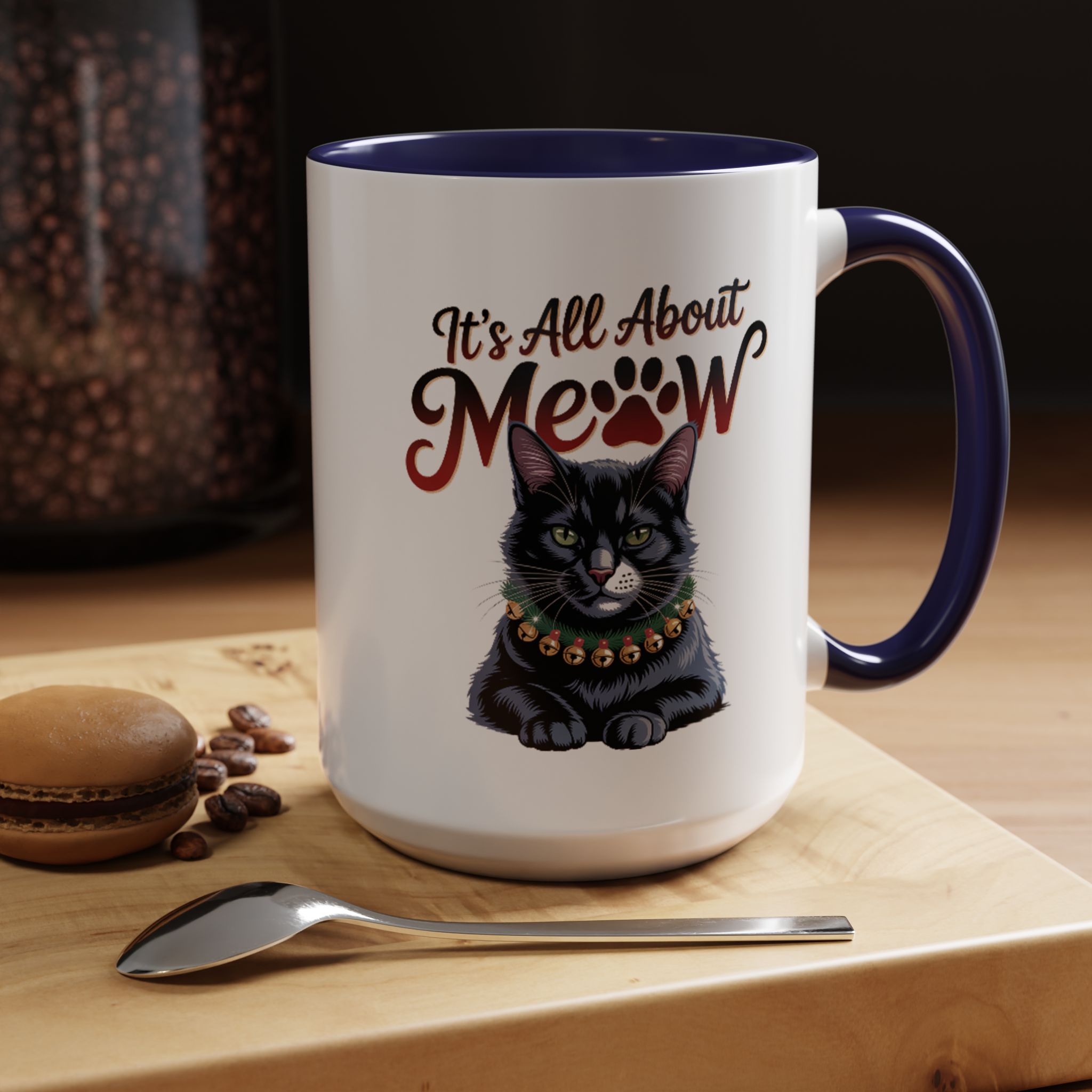 It's All About Meow Cat Coffee Mug — Cat Lover Ceramic Accent Mug (11/15 oz) - Image 18