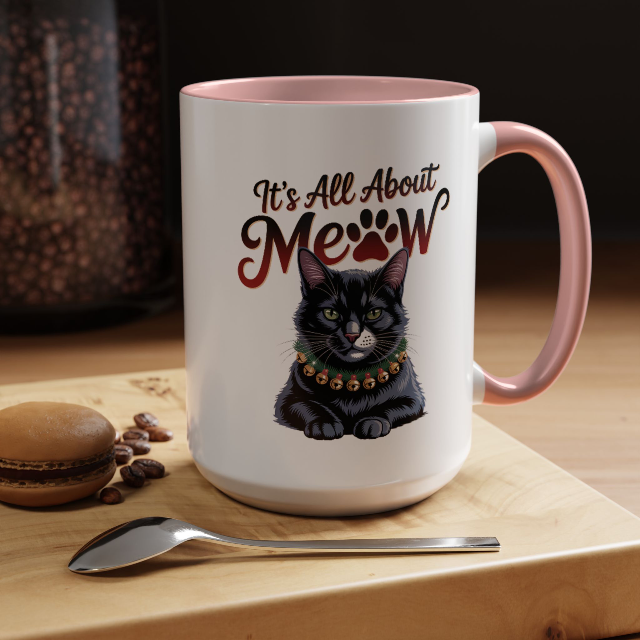 It's All About Meow Cat Coffee Mug — Cat Lover Ceramic Accent Mug (11/15 oz) - Image 21
