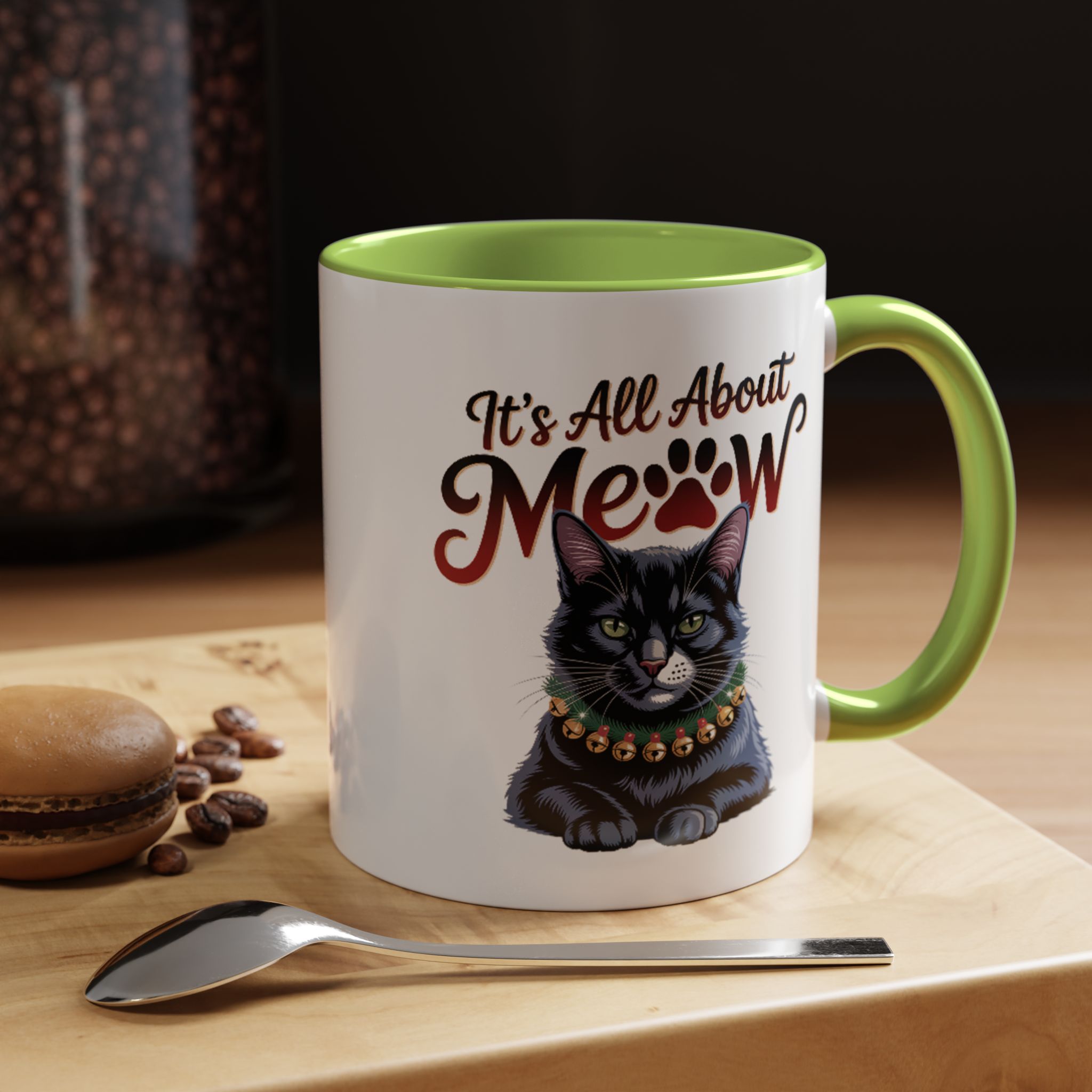 It's All About Meow Cat Coffee Mug — Cat Lover Ceramic Accent Mug (11/15 oz) - Image 45