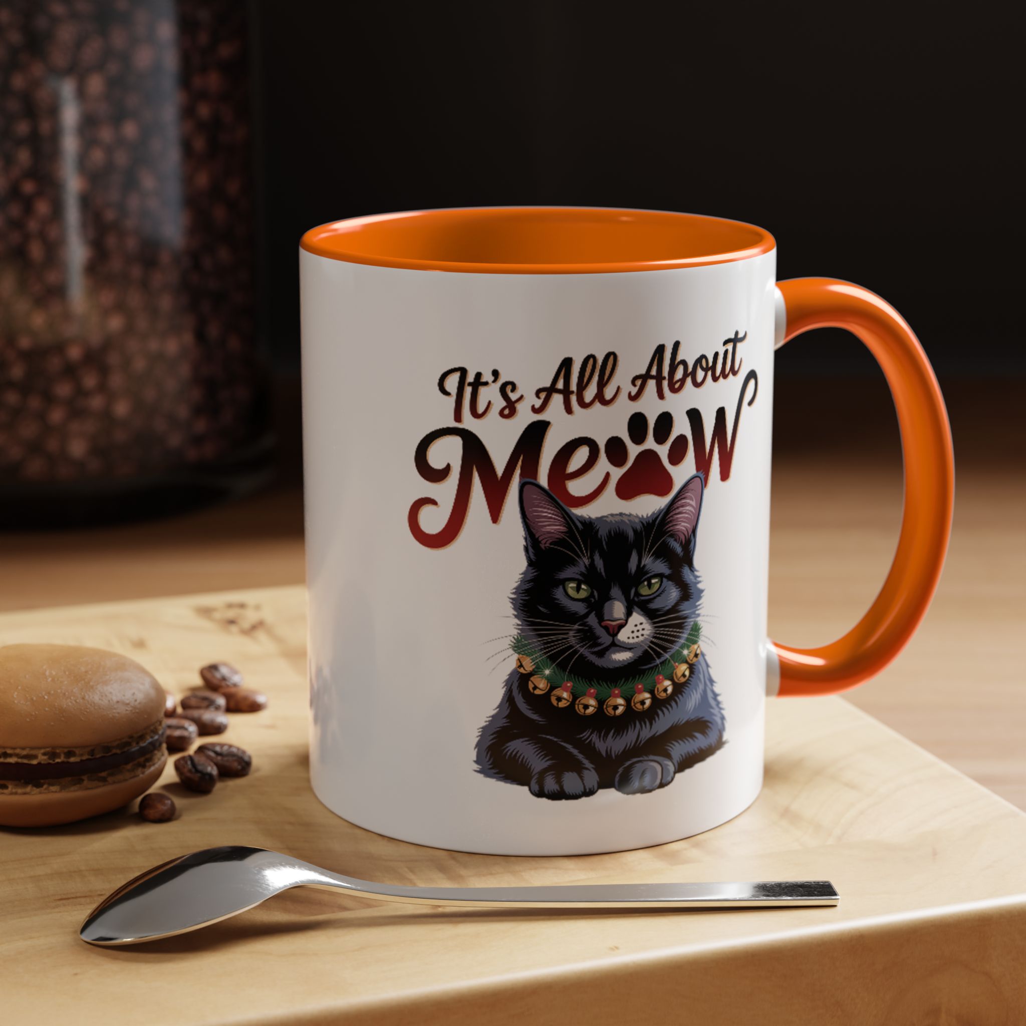 It's All About Meow Cat Coffee Mug — Cat Lover Ceramic Accent Mug (11/15 oz) - Image 33