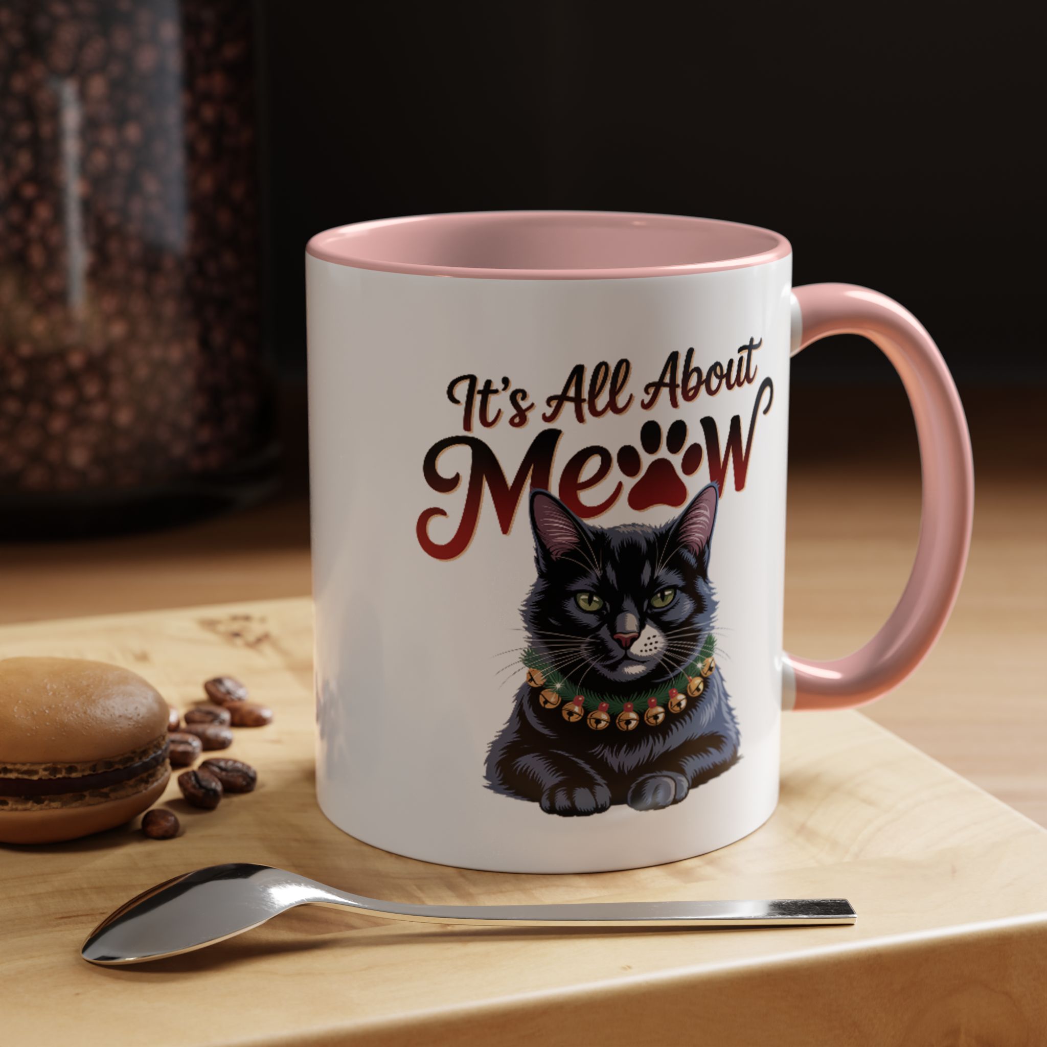 It's All About Meow Cat Coffee Mug — Cat Lover Ceramic Accent Mug (11/15 oz) - Image 12