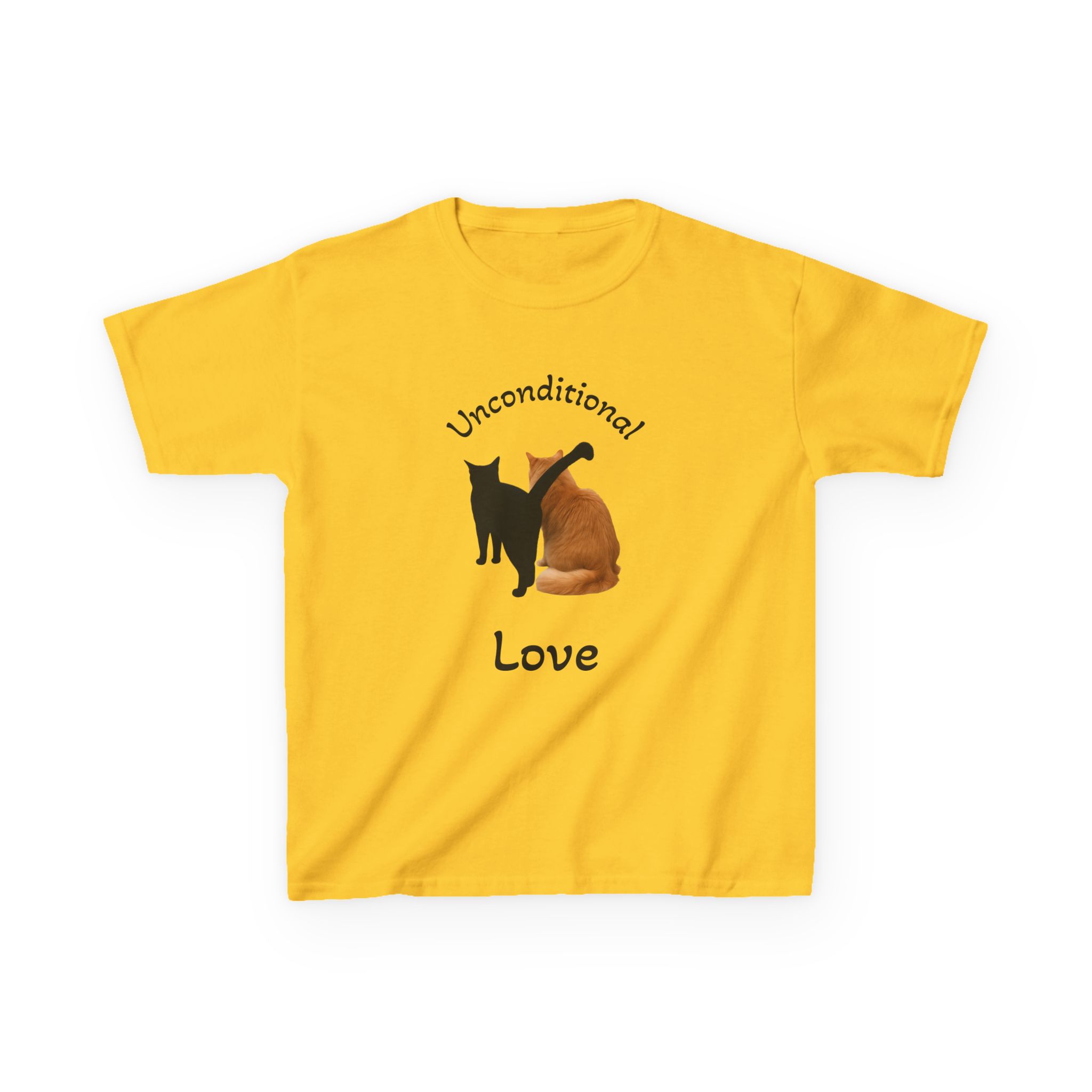 Kids Tee — "Unconditional Love" Cats Illustration - Image 9