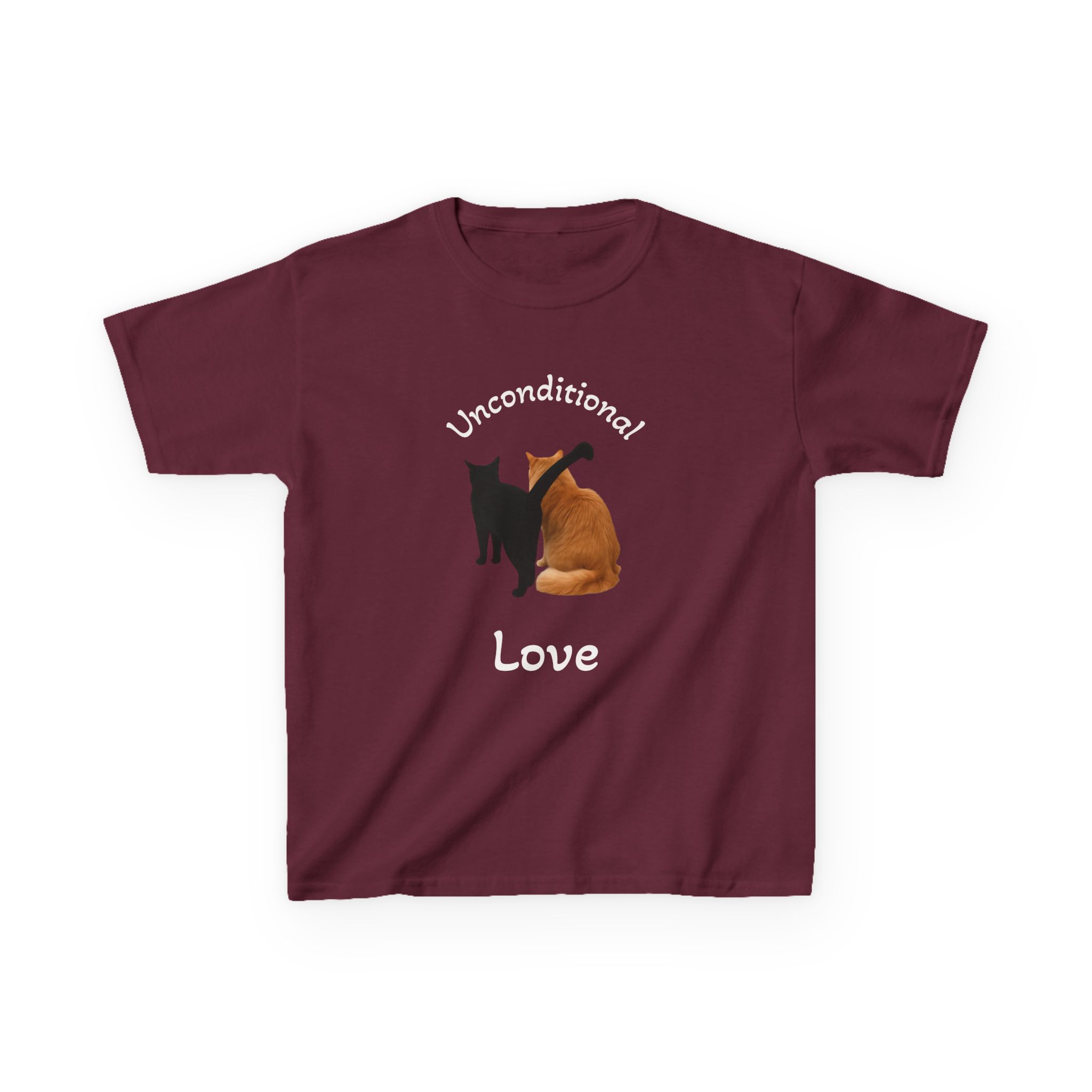 Kids Tee — "Unconditional Love" Cats Illustration - Image 8