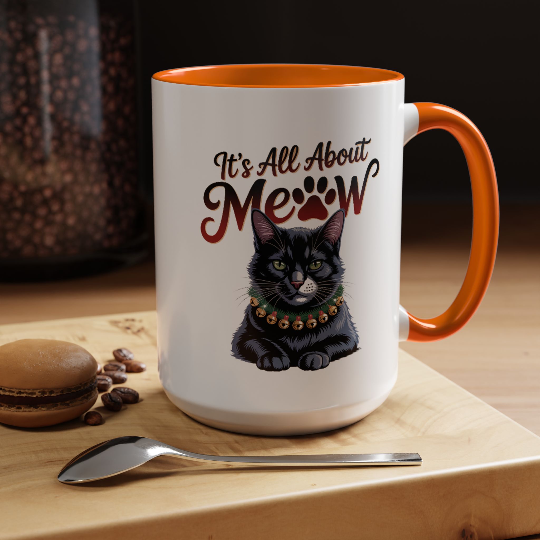 It's All About Meow Cat Coffee Mug — Cat Lover Ceramic Accent Mug (11/15 oz) - Image 39