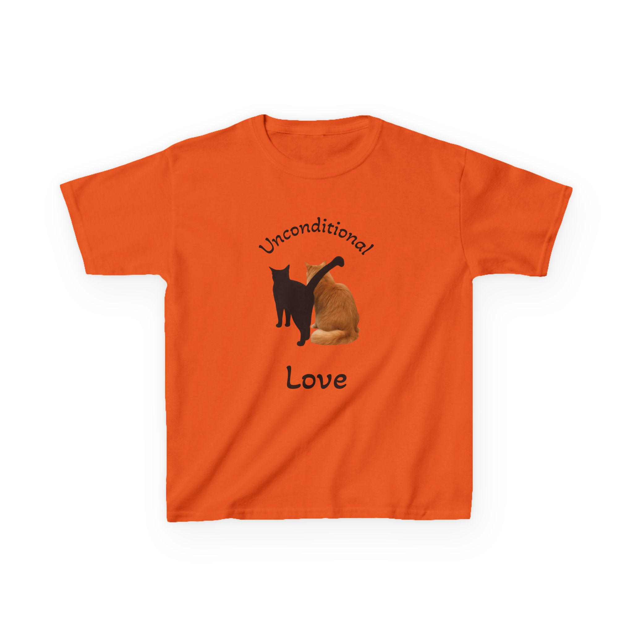 Kids Tee — "Unconditional Love" Cats Illustration - Image 7