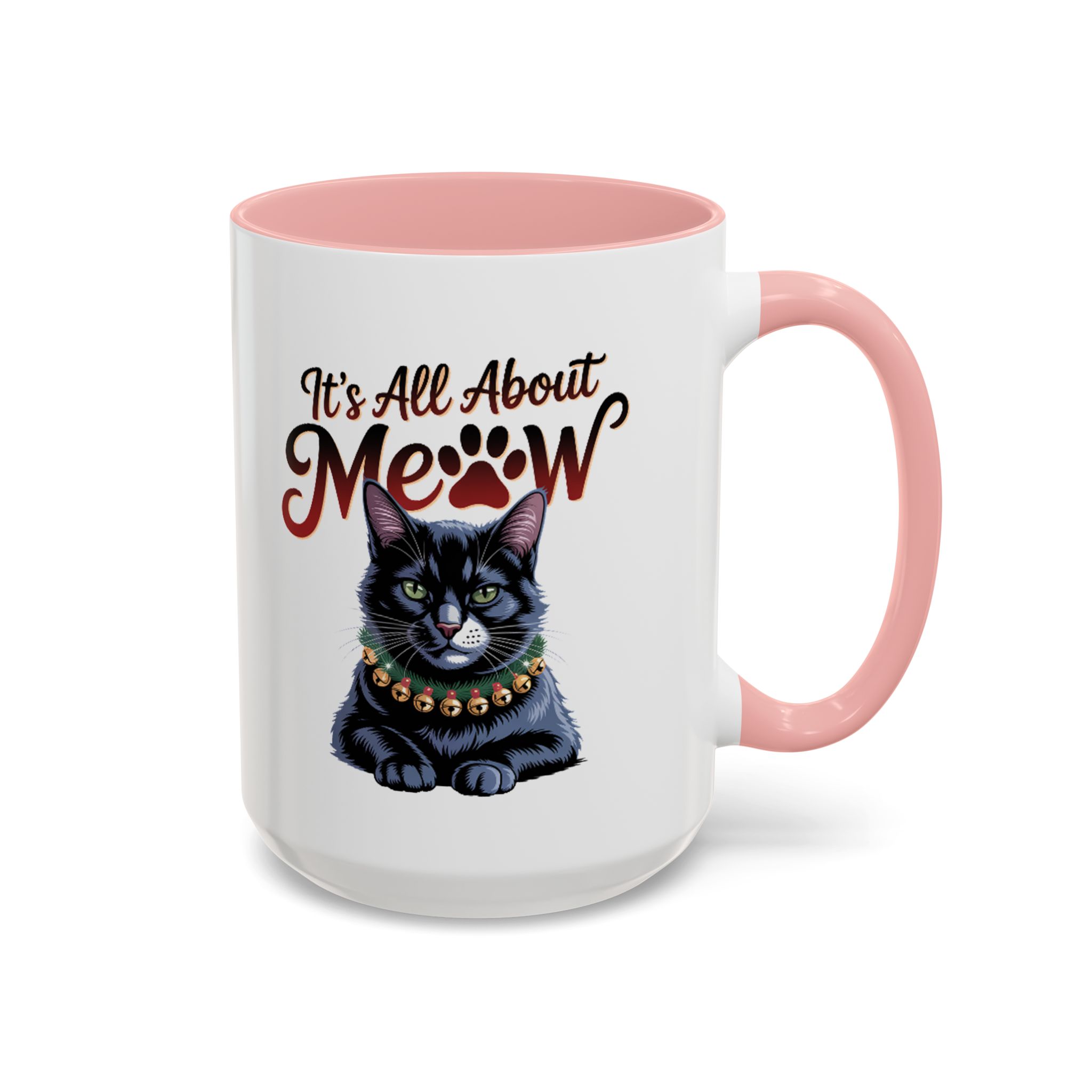 It's All About Meow Cat Coffee Mug — Cat Lover Ceramic Accent Mug (11/15 oz) - Image 19