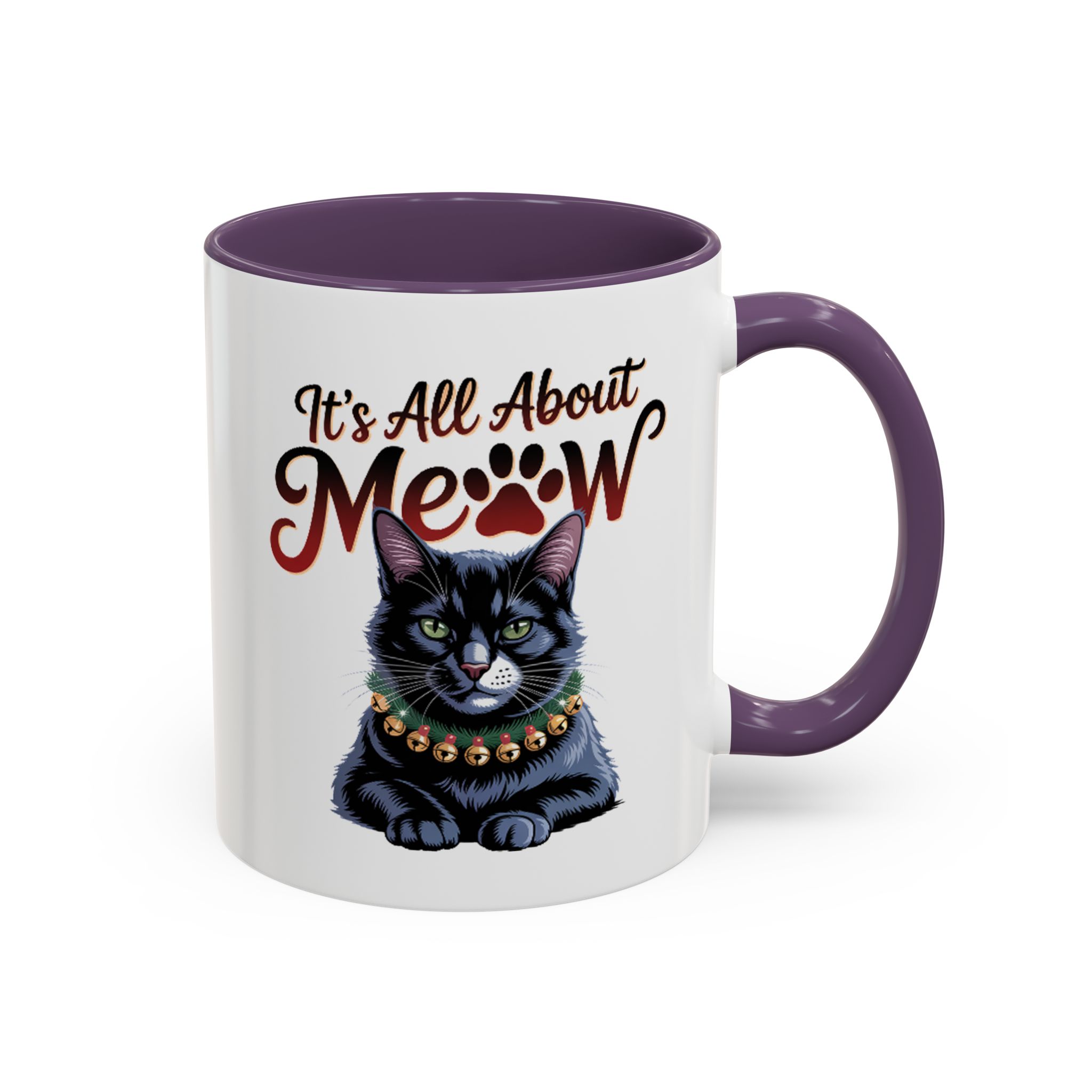 It's All About Meow Cat Coffee Mug — Cat Lover Ceramic Accent Mug (11/15 oz) - Image 46