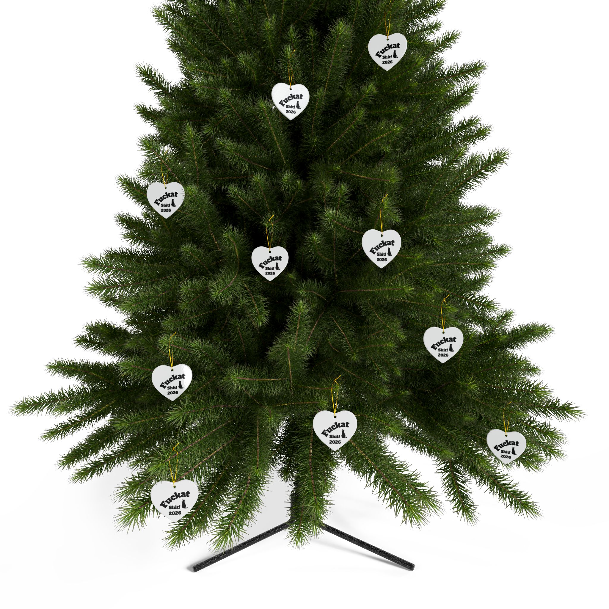 Fuckat Shit! Ornament - White - Image 52