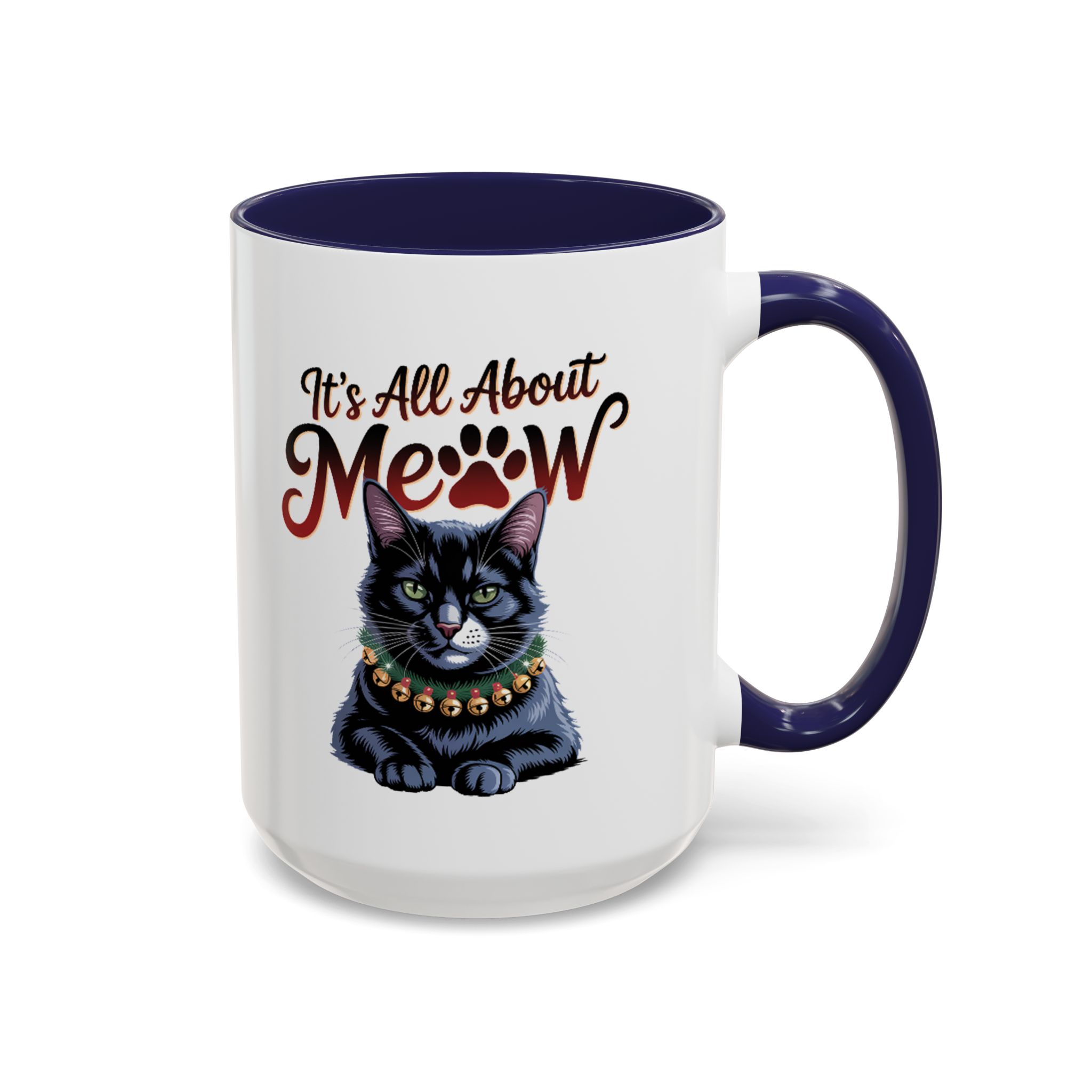It's All About Meow Cat Coffee Mug — Cat Lover Ceramic Accent Mug (11/15 oz) - Image 16