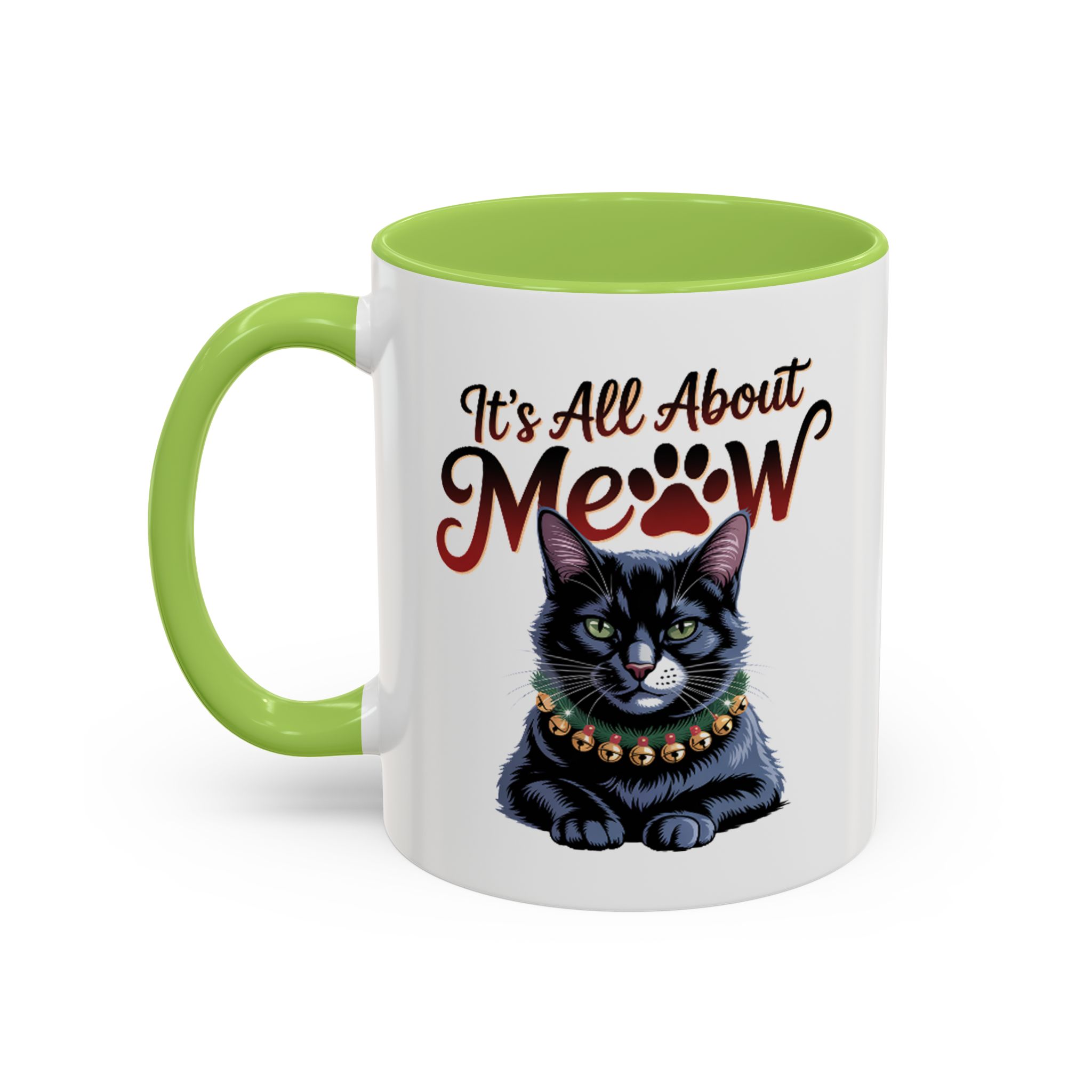 It's All About Meow Cat Coffee Mug — Cat Lover Ceramic Accent Mug (11/15 oz) - Image 44