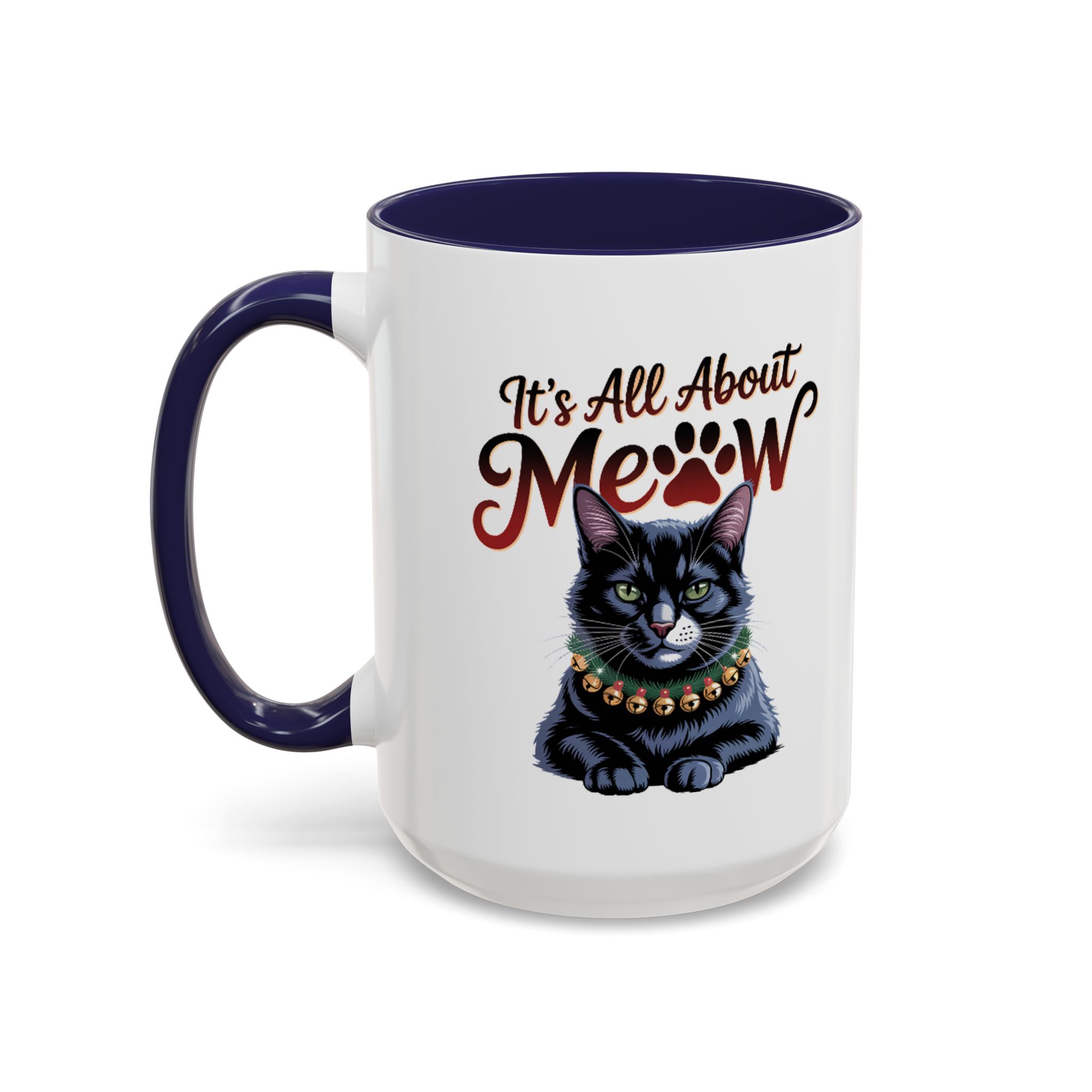 It's All About Meow Cat Coffee Mug — Cat Lover Ceramic Accent Mug (11/15 oz) - Image 17