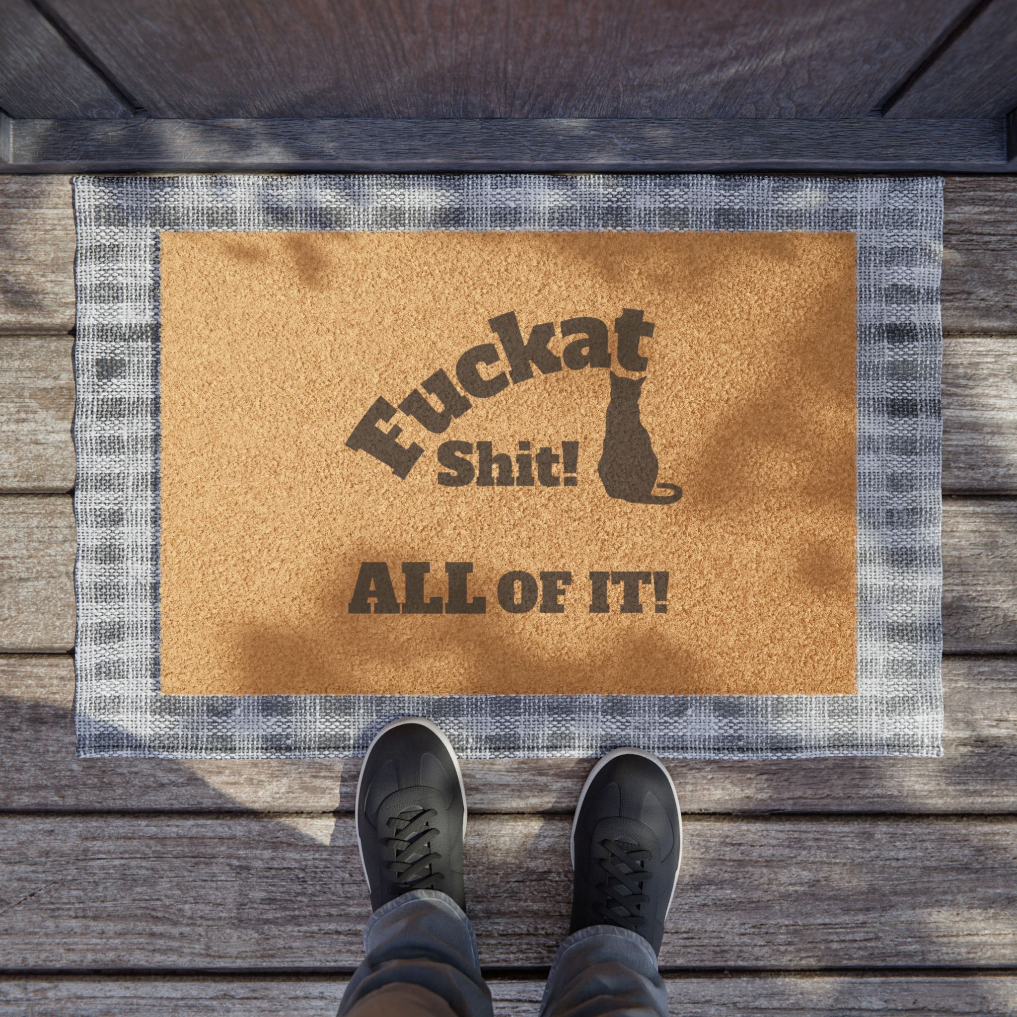 Fuckat Shit! Doormat - Image 4